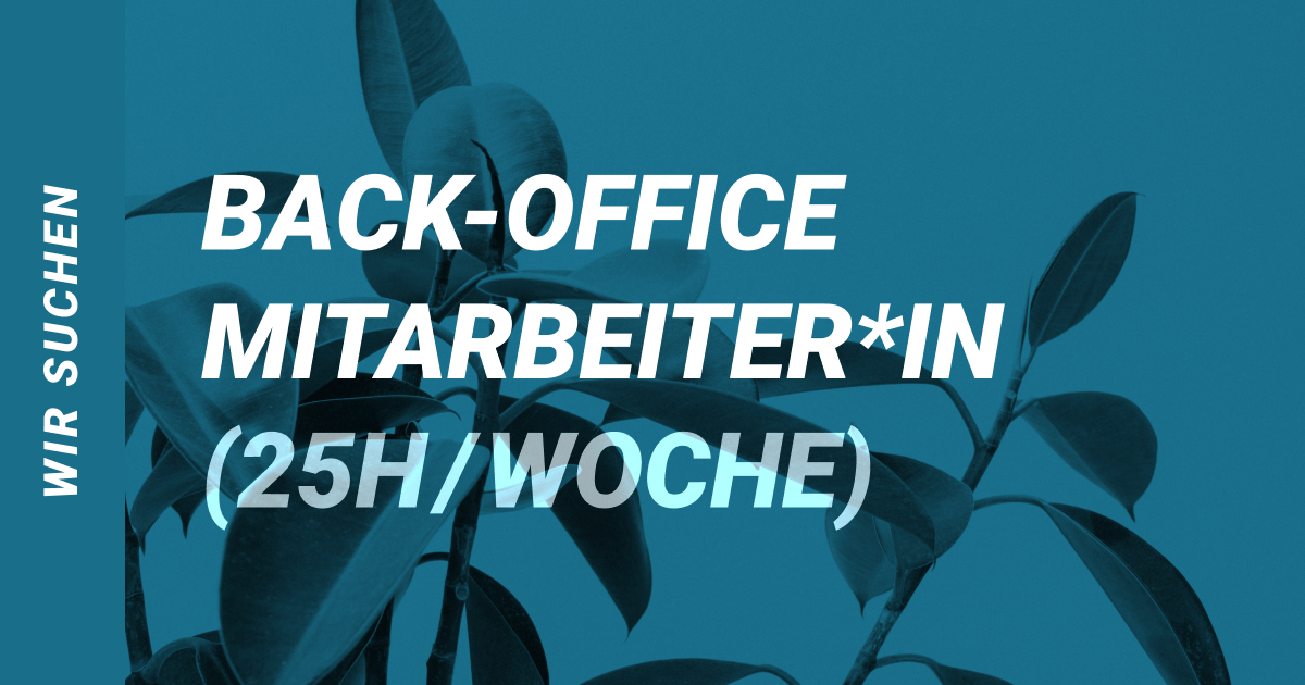 Image for Wir suchen eine*n Back-Office Mitarbeiter*in