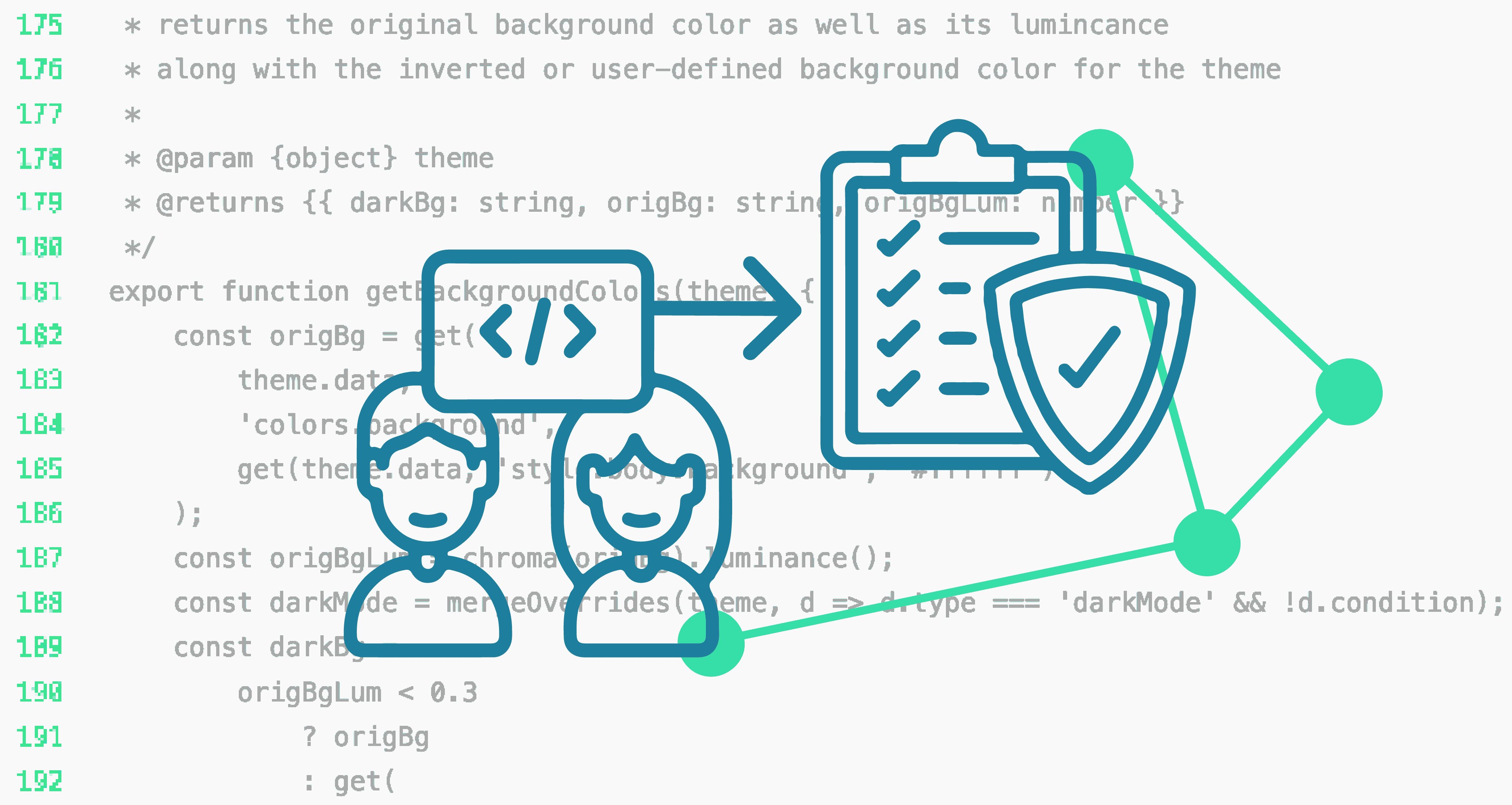 Illustration for We develop with security in minds