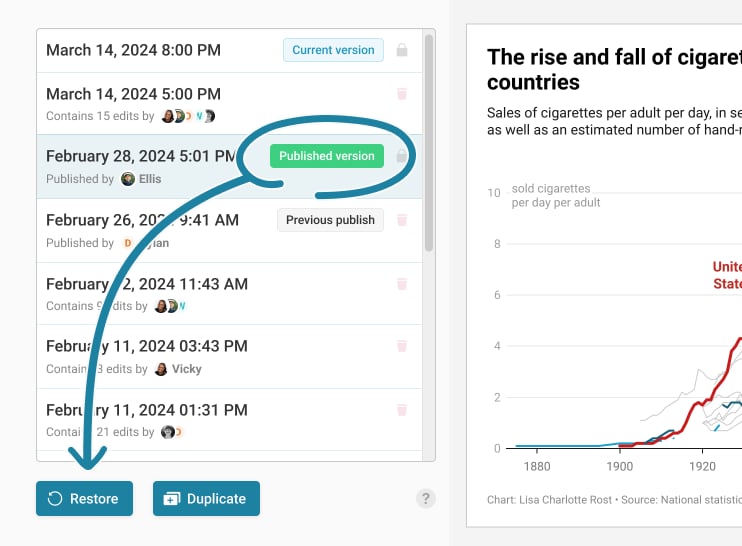 Illustration for Go back in time