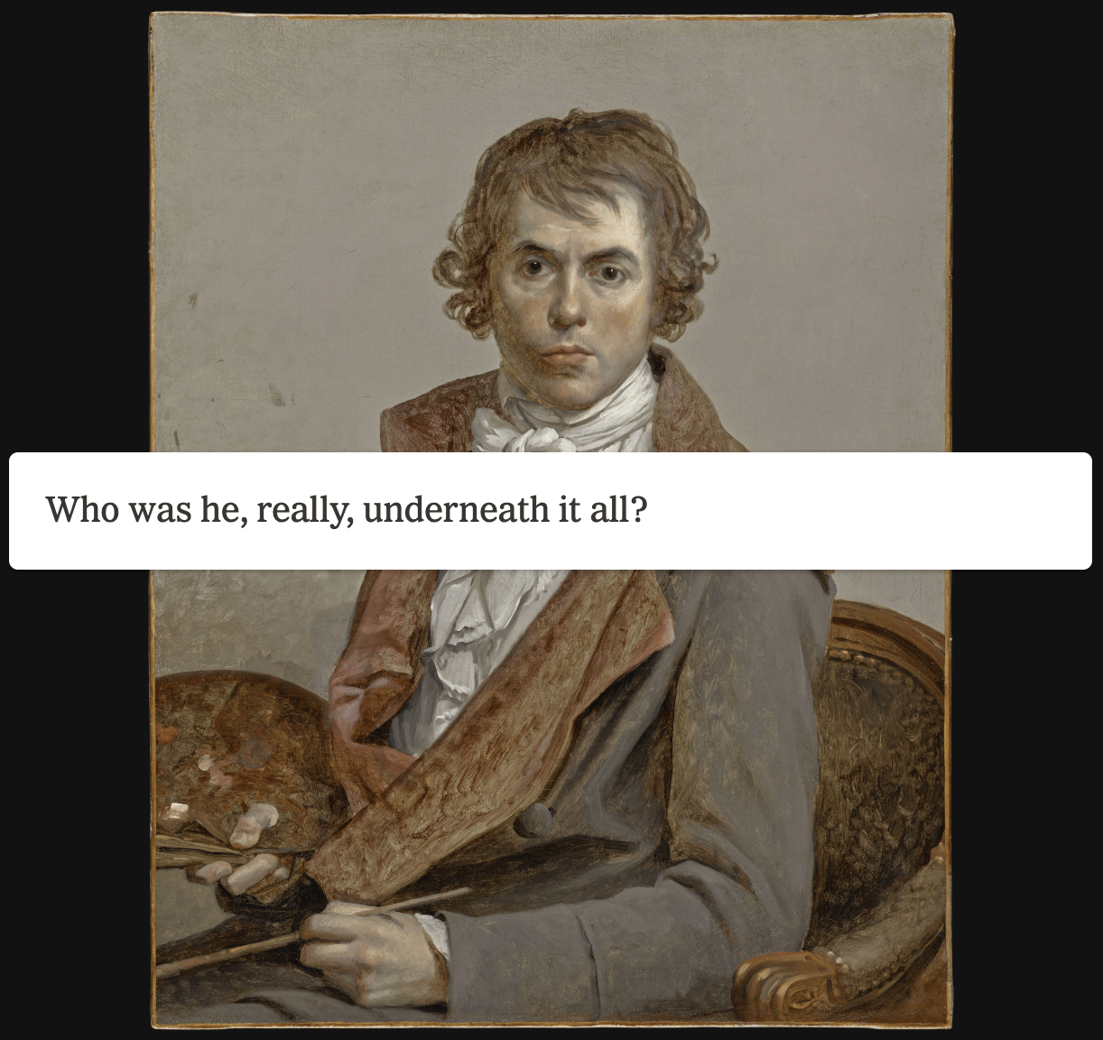The New York Times: <a href="https://www.nytimes.com/interactive/2026/01/22/arts/jacques-louis-david-painter-french-revolution.html"><strong>Face to Face With History’s Most Dangerous Painter</strong></a>, January 22