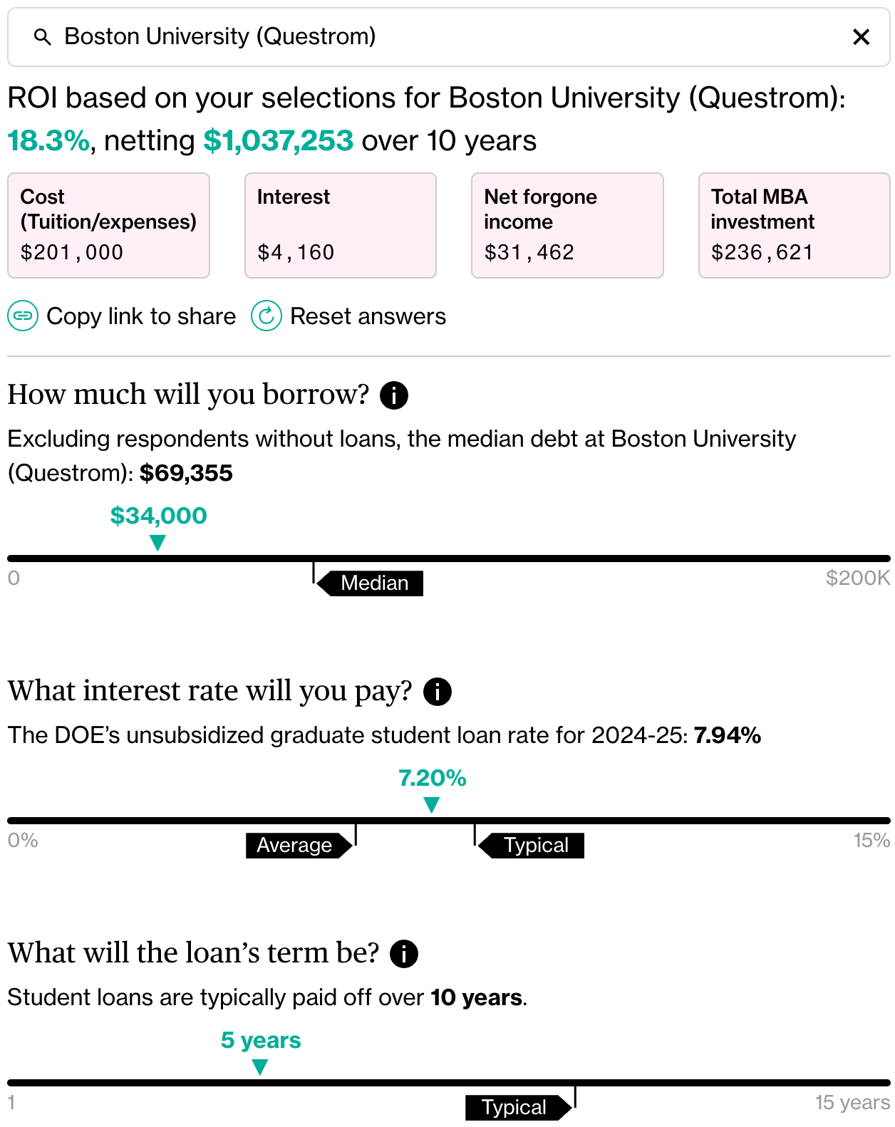 Bloomberg:<a href="https://www.bloomberg.com/graphics/mba-return-on-investment/?srnd=phx-graphics-v2"> <strong>The Business School ROI Calculator</strong></a>, September 16
