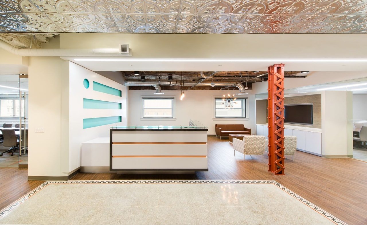 The New America building in Washington, DC. Photo by John Cole Photo.