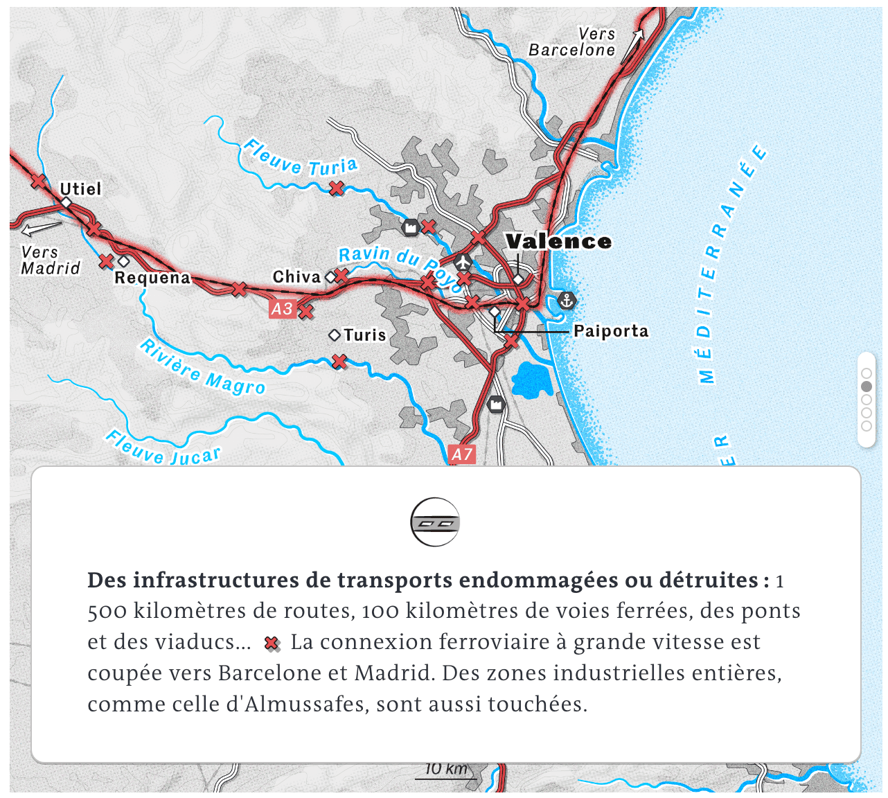 Le Monde: <strong><a href="https://www.lemonde.fr/planete/article/2024/11/13/a-valence-les-consequences-meurtrieres-d-une-intensification-des-aleas-climatiques_6392219_3244.html?lmd_medium=al&amp;lmd_campaign=envoye-par-appli&amp;lmd_creation=ios&amp;lmd_source=twitter">A Valence, les conséquences meurtrières d’une intensification des aléas climatiques</a></strong> [<em>In Valencia, the deadly consequences of intensifying climate hazards</em>], November 13