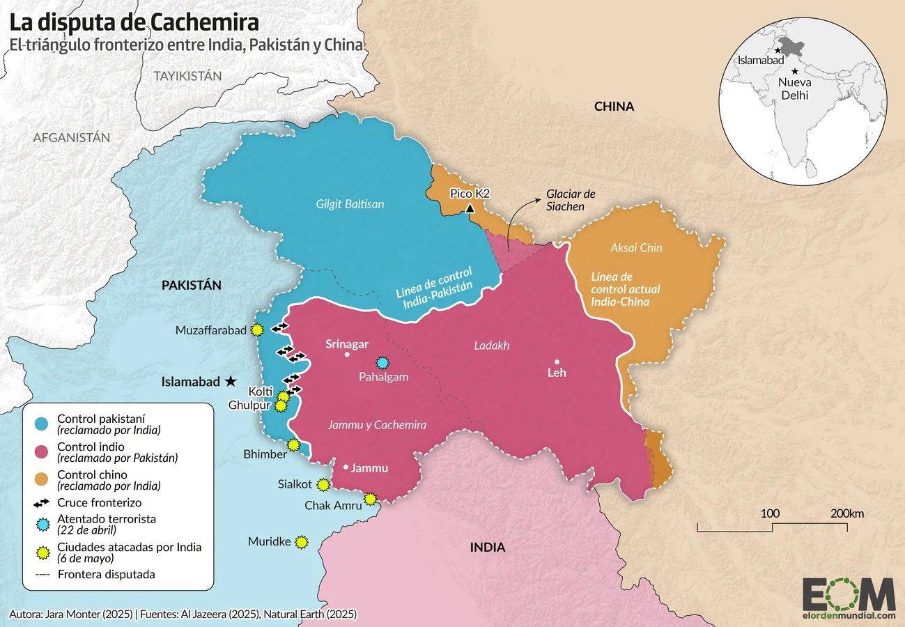 El Orden Mundial: <a href="https://elordenmundial.com/mapas-y-graficos/mapa-cachemira-disputa-territorial-india-pakistan/"><strong>El mapa de Cachemira, la gran disputa territorial entre India y Pakistán</strong></a><strong> </strong>[<em>The map of Kashmir, the major territorial dispute between India and Pakistan</em>], May 8