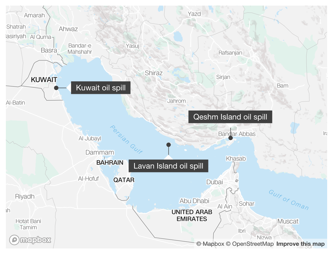 CNN: <a href="https://edition.cnn.com/2026/04/21/climate/iran-war-oil-spills-persian-gulf-satellite-images"><strong>Oil spills from the Iran war are visible from space</strong></a>, April 21