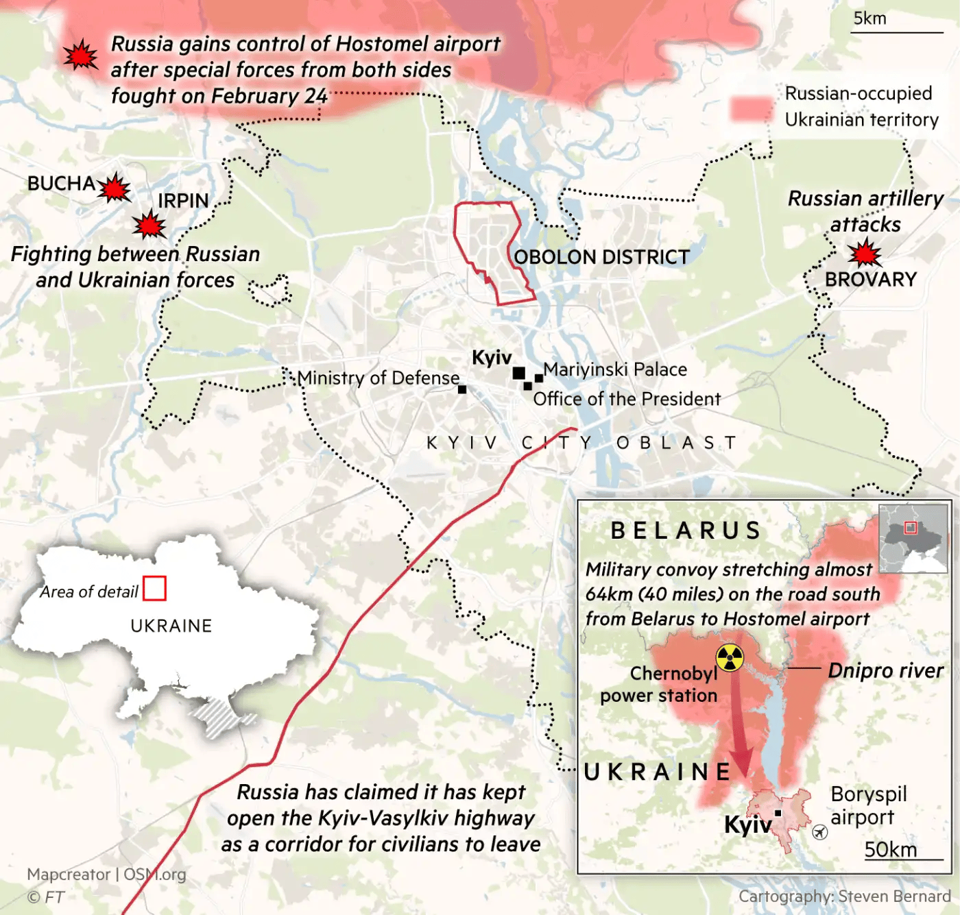 Financial Times: <strong><a href="https://www.ft.com/content/4351d5b0-0888-4b47-9368-6bc4dfbccbf5">Russia’s invasion of Ukraine in maps — latest updates</a></strong>, updated March 1