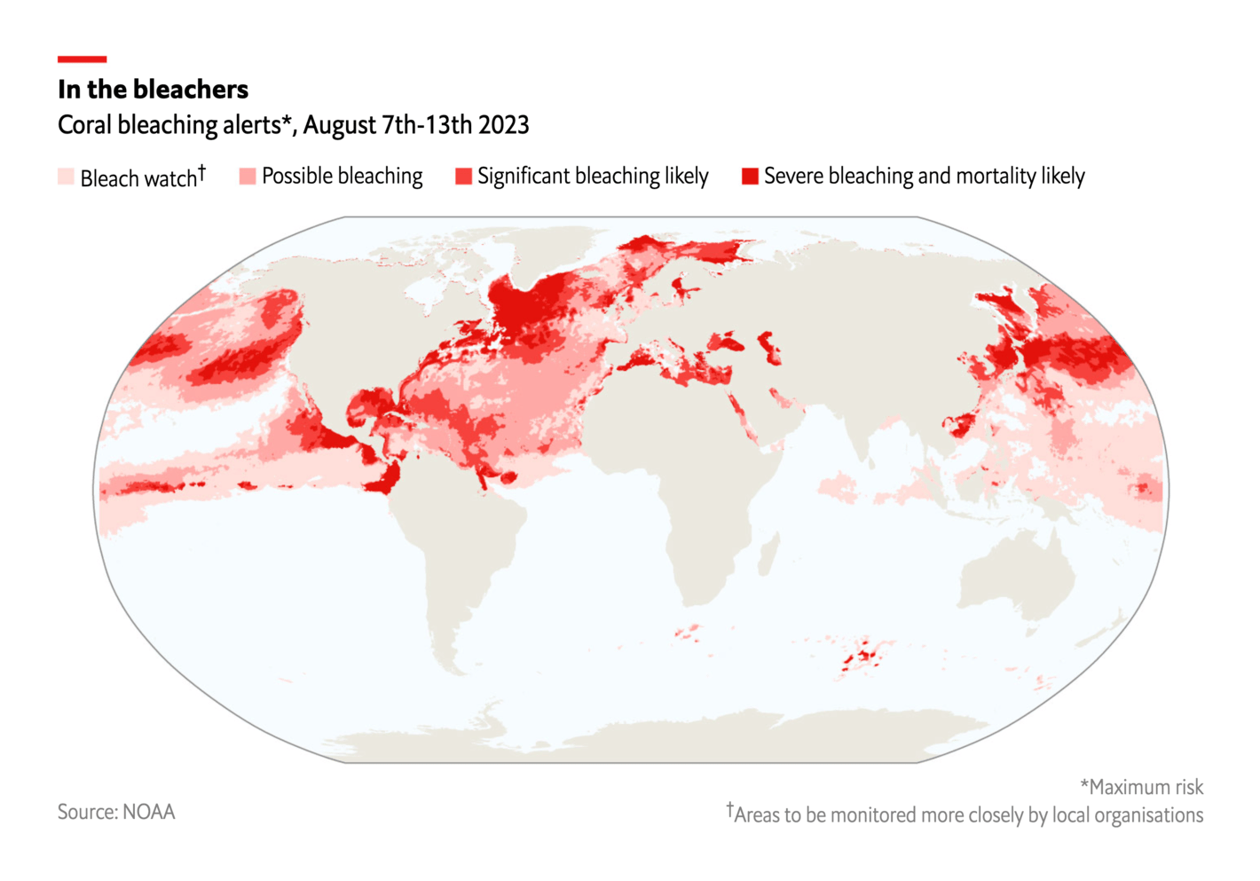 The Economist: <strong><a href="https://www.economist.com/graphic-detail/2023/08/18/corals-are-bleaching-and-dying-earlier-in-the-year-than-ever-before??fsrc%3Dscn/=tw/dc">Corals are bleaching and dying earlier in the year than ever before</a></strong>, August 18