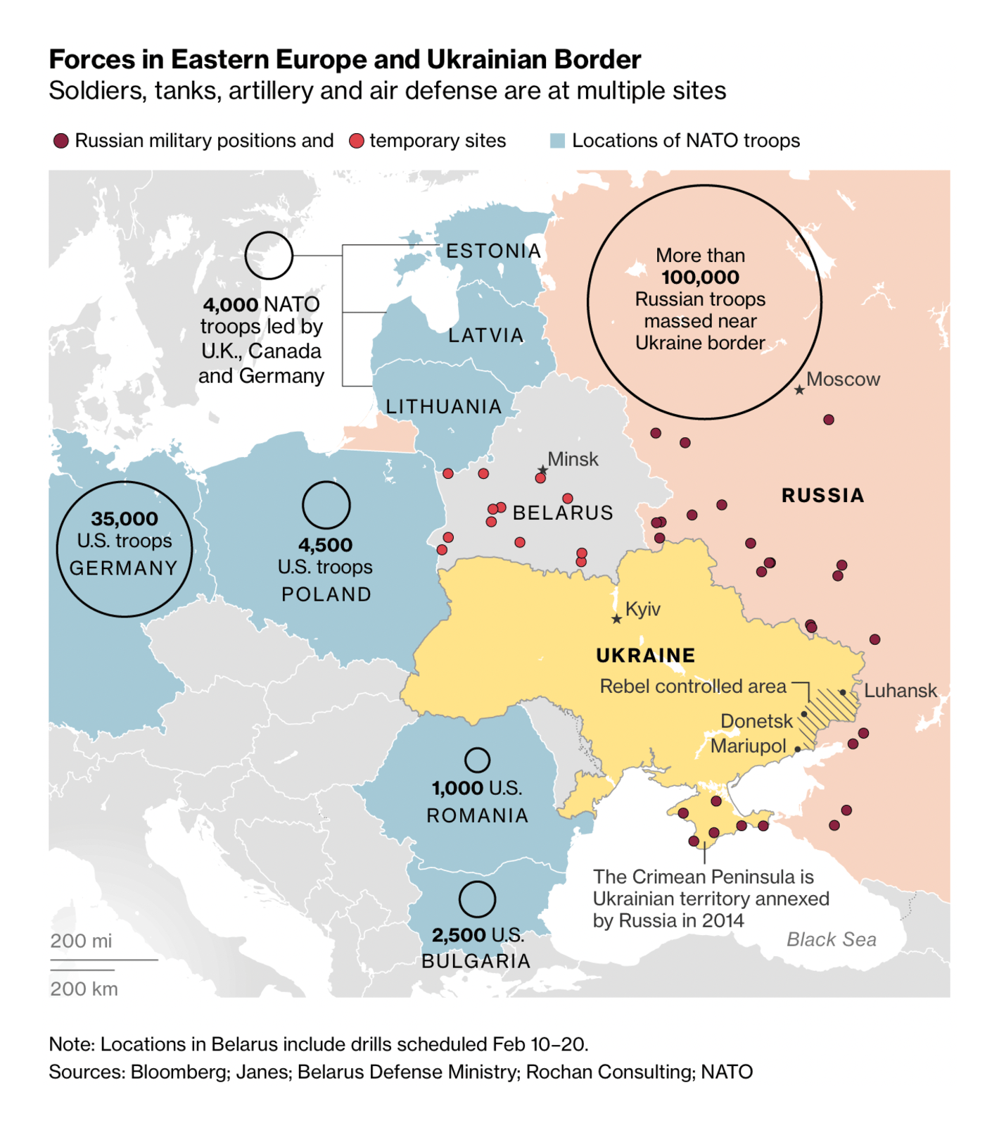 Bloomberg: <strong><a href="https://www.bloomberg.com/graphics/2022-ukraine-russia-us-nato-conflict/">Where Military Forces Are Assembling Around Russia and Ukraine</a></strong>, January 28
