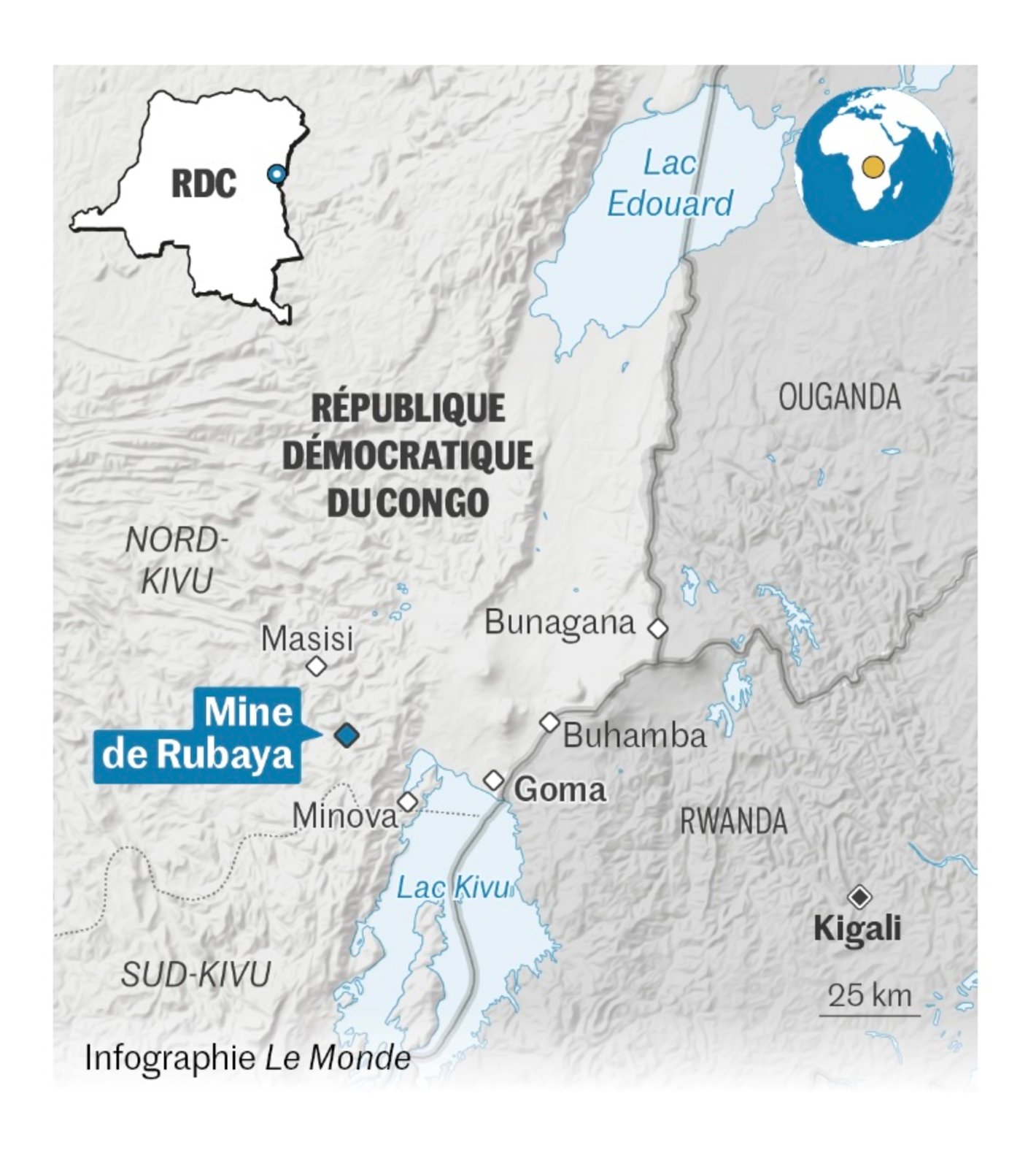 Le Monde: <a href="https://www.lemonde.fr/economie/article/2025/02/04/en-republique-democratique-du-congo-la-mine-de-coltan-de-rubaya-condense-les-problemes-de-la-region_6530845_3234.html"><strong>En RDC, la mine de coltan de Rubaya condense les problèmes de la région</strong></a> [<em>In the DRC, the Rubaya coltan mine condenses the region's problems</em>], February 8