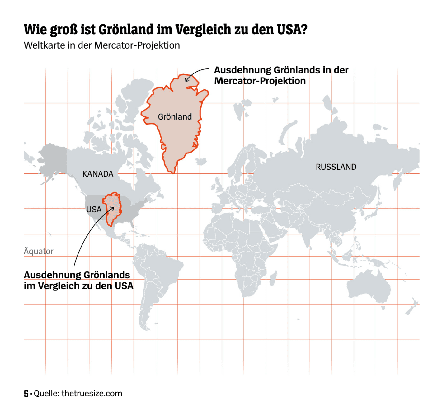 Der Spiegel: <strong><a href="https://www.spiegel.de/wissenschaft/natur/donald-trump-und-landkarten-warum-groenland-kleiner-ist-als-manche-denken-a-09941f81-6607-4e2e-8db0-bf32fbdbaf9f">Oh, wie klein ist Grönland</a></strong> [<em>How big is Greenland compared to the USA?</em>], January 9