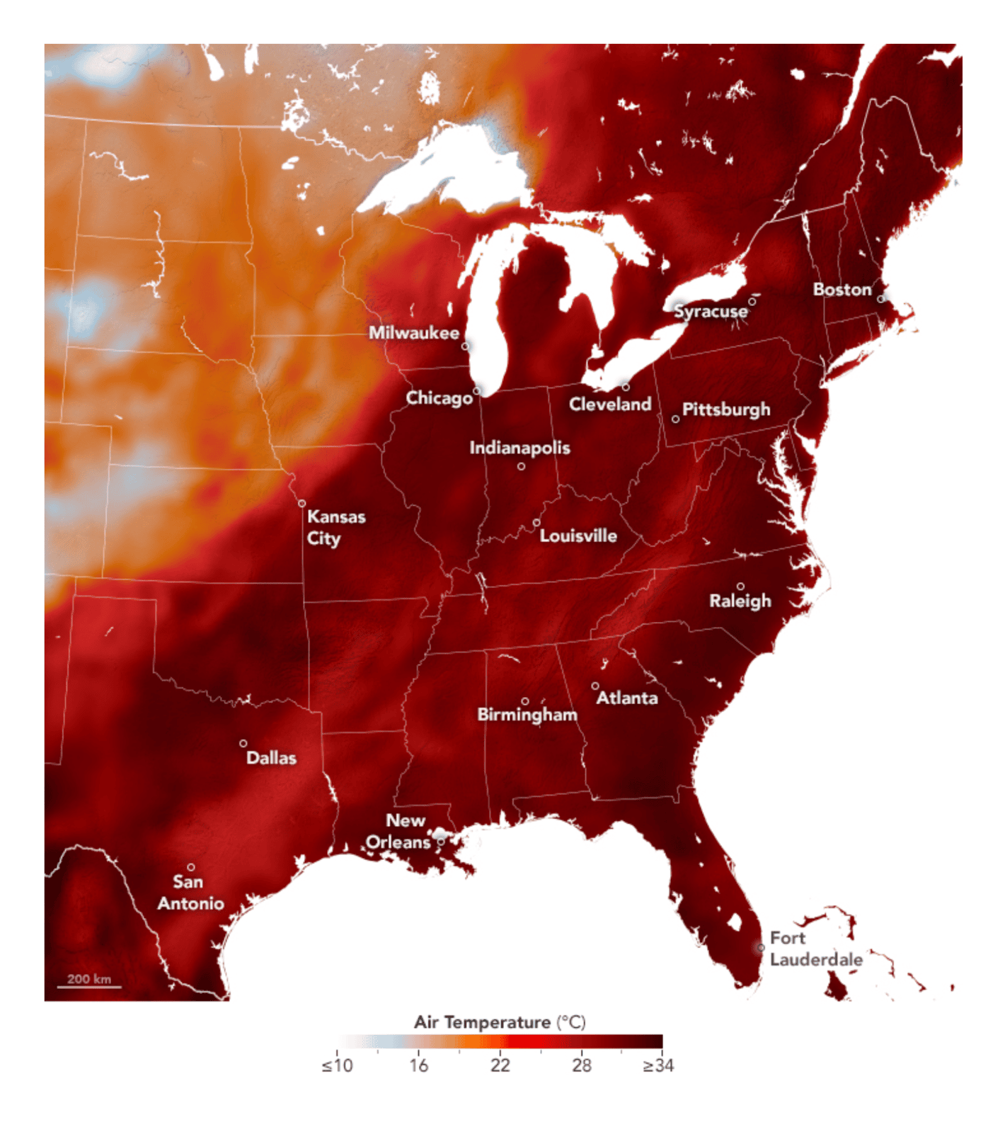 NASA Earth Observatory: <strong><a href="https://earthobservatory.nasa.gov/images/152961/a-blast-of-heat-in-the-east?linkId=477822022">A Blast of Heat in the East</a></strong>, June 19
