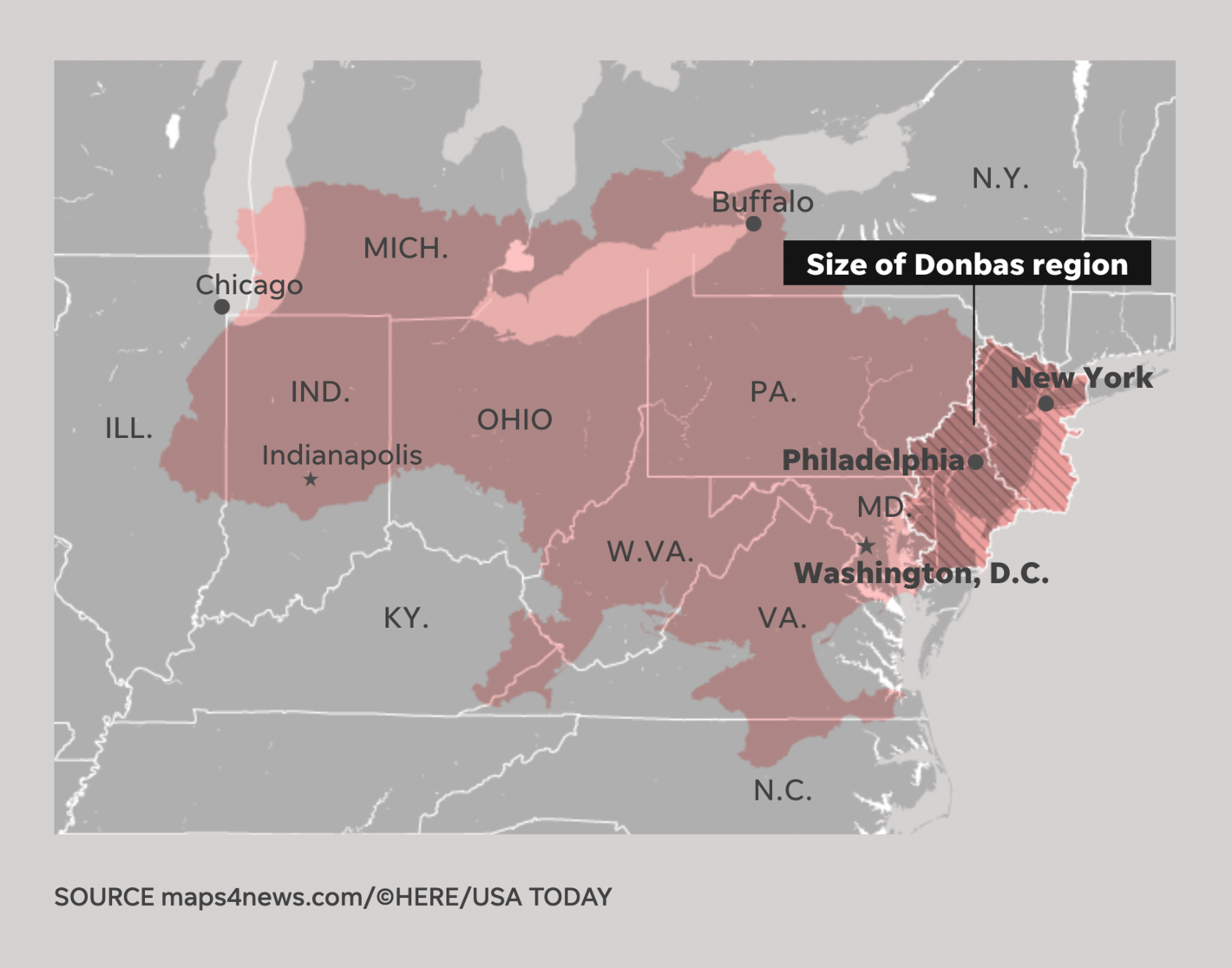 USA Today: <strong><a href="https://eu.usatoday.com/in-depth/graphics/2022/02/24/donbas-russian-invasion-ukraine-questions-explained/6886965001/">What is Donbas and how does it fit into Russia’s invasion of Ukraine?</a></strong>, February 24