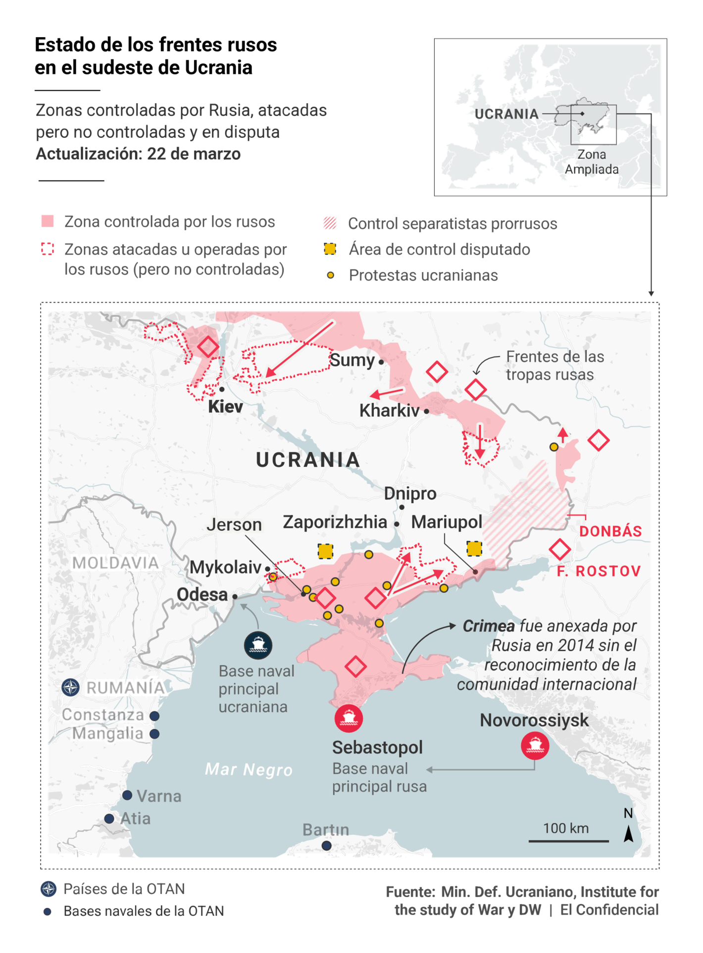 El Confidencial: <a href="https://www.elconfidencial.com/mundo/2022-03-23/odesa-ucrania-batalla-sur-rusia_3396120/?utm_source=twitter&amp;utm_medium=social&amp;utm_campaign=ECExclusivo"><b>La tenaza de Putin: un asalto terrestre y anfibio para tomar la 'perla' del </b><span style="font-weight: 600;">March</span><b> Neg</b></a>ro, March 23