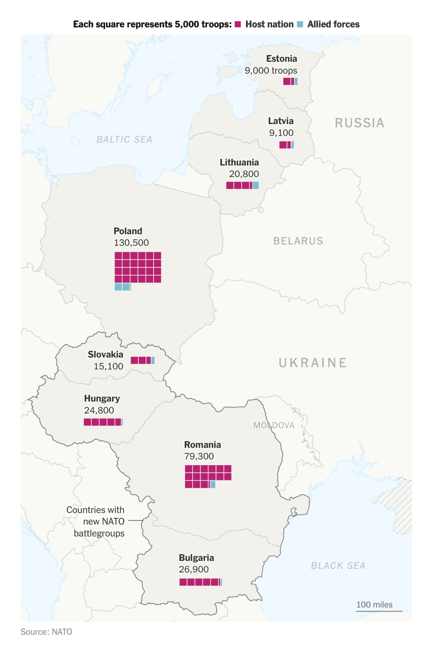 The New York Times: <strong><a href="https://www.nytimes.com/interactive/2022/world/europe/ukraine-maps.html?smid=tw-nytimes&amp;smtyp=cur">NATO sharply increases its forces in Eastern Europe</a></strong>, March 25