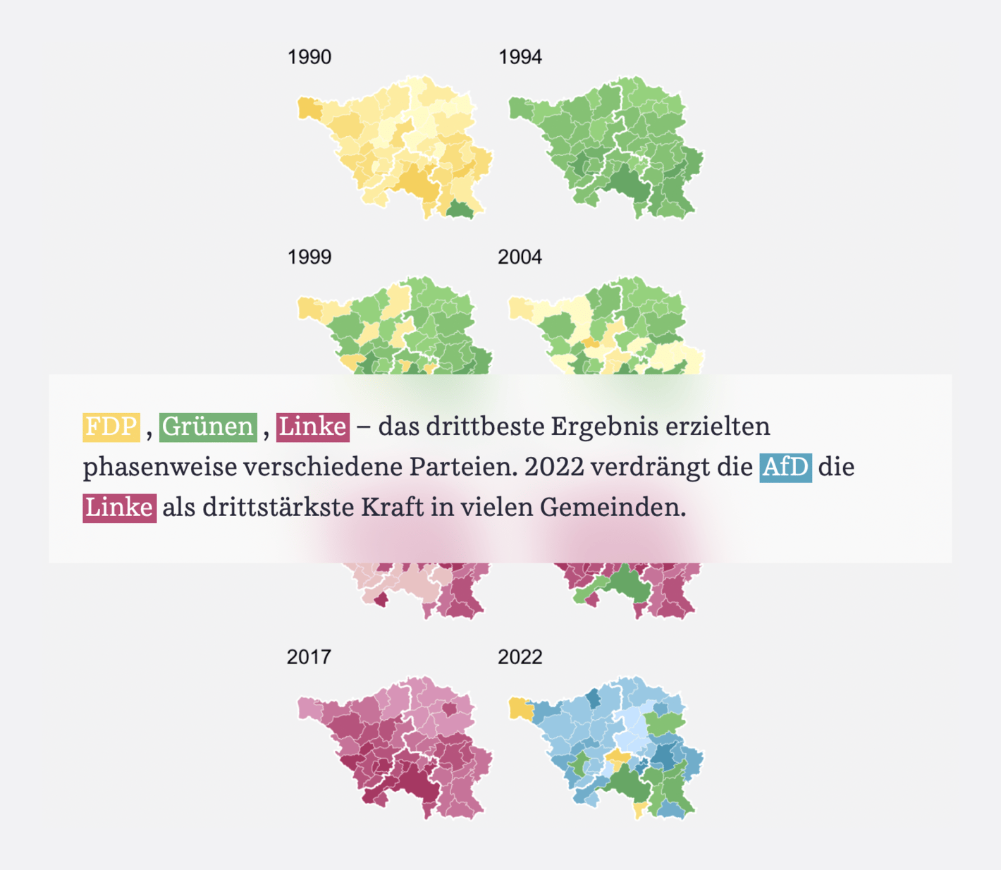 Süddeutsche Zeitung: <a style="font-weight: bold;" href="https://www.sueddeutsche.de/projekte/artikel/politik/landtagswahl-2022-im-saarland-eine-analyse-e648314/">Das Herz schlägt rot</a>, March 28