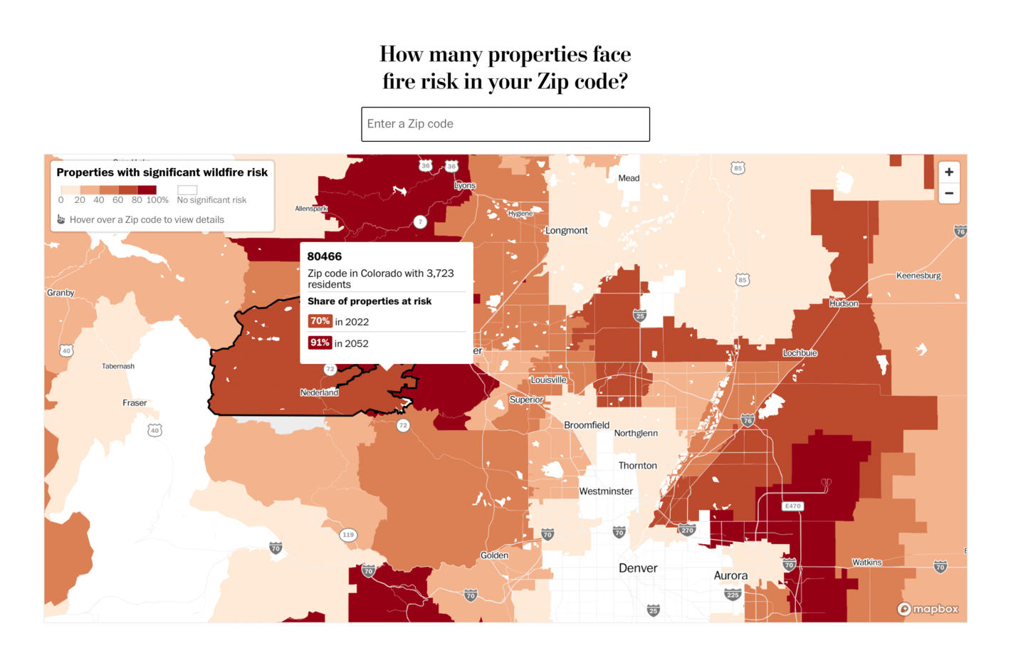 The Washington Post: <a href="https://www.washingtonpost.com/climate-environment/interactive/2022/wildfire-risk-map-us/"><strong>1 in 6 Americans live in areas with significant wildfire risk</strong></a>, May 16