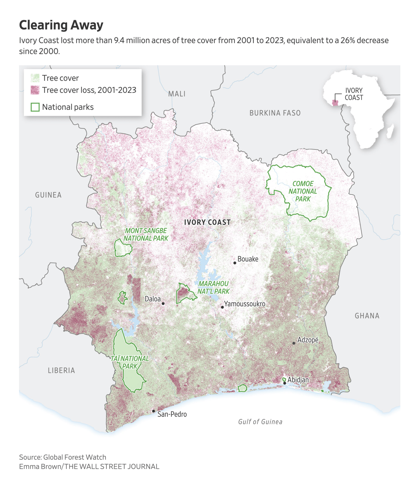 The Wall Street Journal: <strong><a href="https://www.wsj.com/world/european-union-chocolate-law-sustainability-c50af921?mod=e2twg">Why Cocoa Farmers Are GPS Mapping Where Their Beans Are Grown</a></strong>, May 20