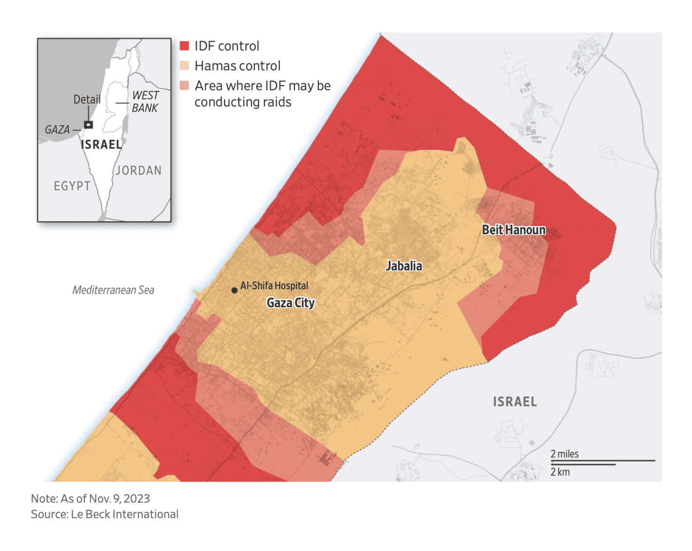 The Wall Street Journal: <strong><a href="https://www.wsj.com/world/middle-east/israel-races-to-root-out-hamas-as-calls-for-gaza-cease-fire-mount-76a153a1?mod=e2twg">Israel Races to Root Out Hamas as Calls for Gaza Cease-Fire Mount</a></strong>, November 10
