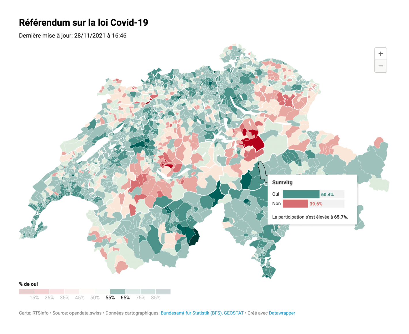 RTS: <strong><a href="https://www.rts.ch/info/suisse/12668913-les-cartes-des-resultats-des-votations-federales-commune-par-commune.html">Les cartes des résultats des votations fédérales, commune par commune</a></strong>, November 29