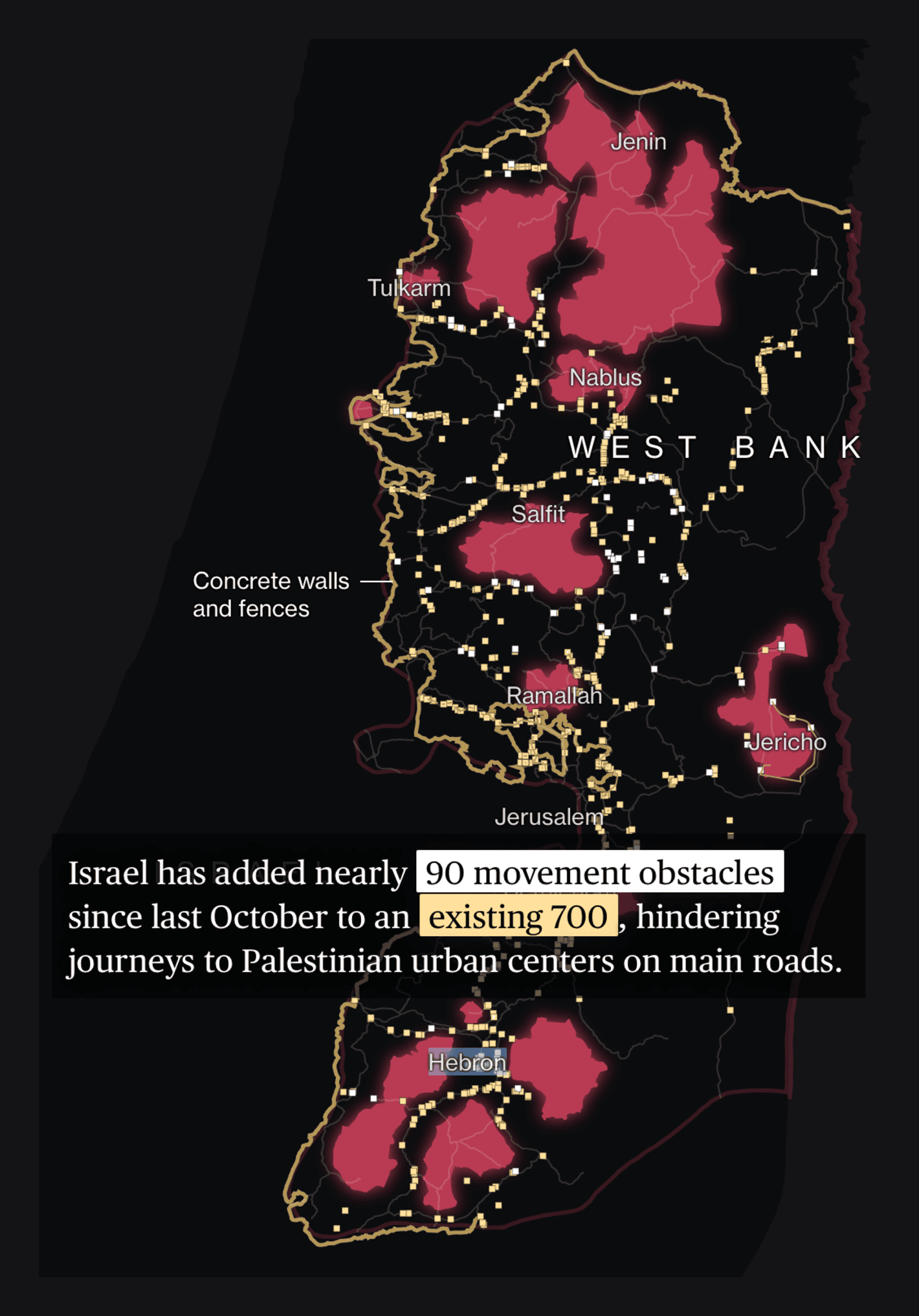 Bloomberg: <a href="https://www.bloomberg.com/graphics/2024-west-bank-palestine-israeli-obstacles/?utm_content=graphics&amp;utm_medium=social&amp;utm_source=twitter"><strong>Paralyzing Curbs on West Bank Complicate Path to Palestinian State</strong></a>, November 1