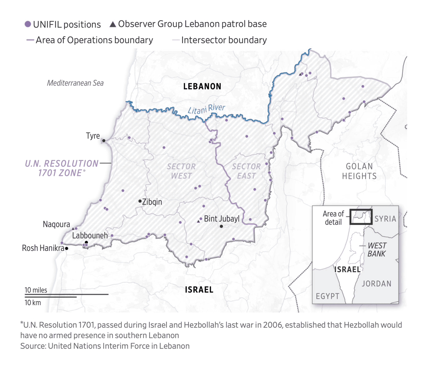 The Wall Street Journal: <a href="https://www.wsj.com/world/middle-east/hezbollah-tunnel-entrances-abut-u-n-peacekeeping-position-israel-alleges-4b821c03?mod=e2twg"><strong>Hezbollah Tunnel Entrances Abut U.N. Peacekeeping Position, Israel Alleges</strong></a>, October 13