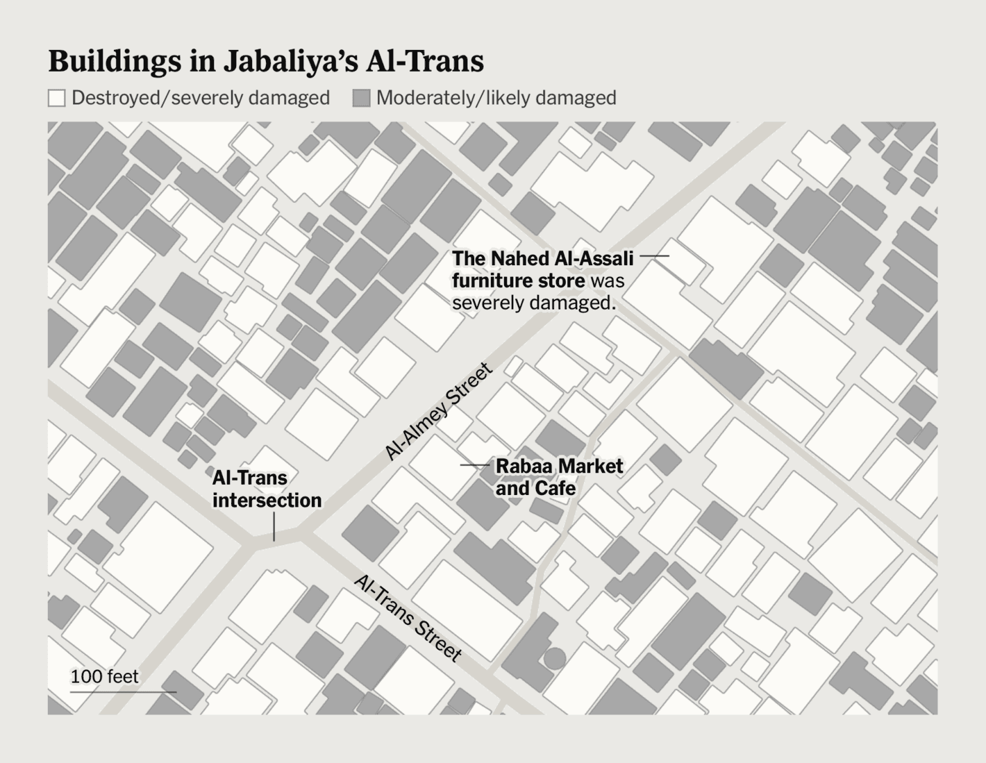 The New York Times: <a href="https://www.nytimes.com/interactive/2024/10/07/world/middleeast/israel-gaza-destruction-hamas-war.html"><strong>Gaza in Ruins After a Year of War</strong></a>, October 10