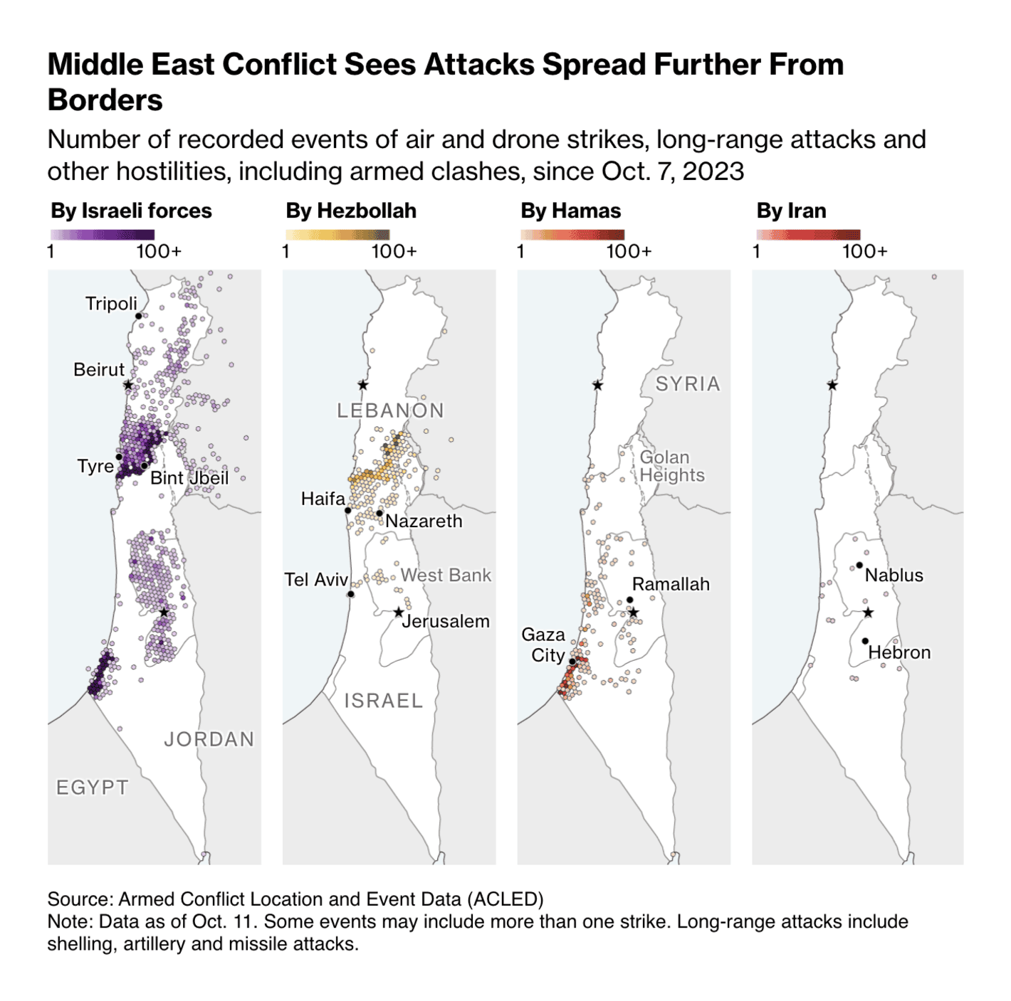 Bloomberg: <strong><a href="https://www.bloomberg.com/news/articles/2024-10-16/israel-resumes-strikes-on-beirut-as-us-links-arms-to-gaza-aid?srnd=homepage-uk">Lebanon Says Expanded Israel Airstrikes Kill Mayor in South</a></strong>, October 16