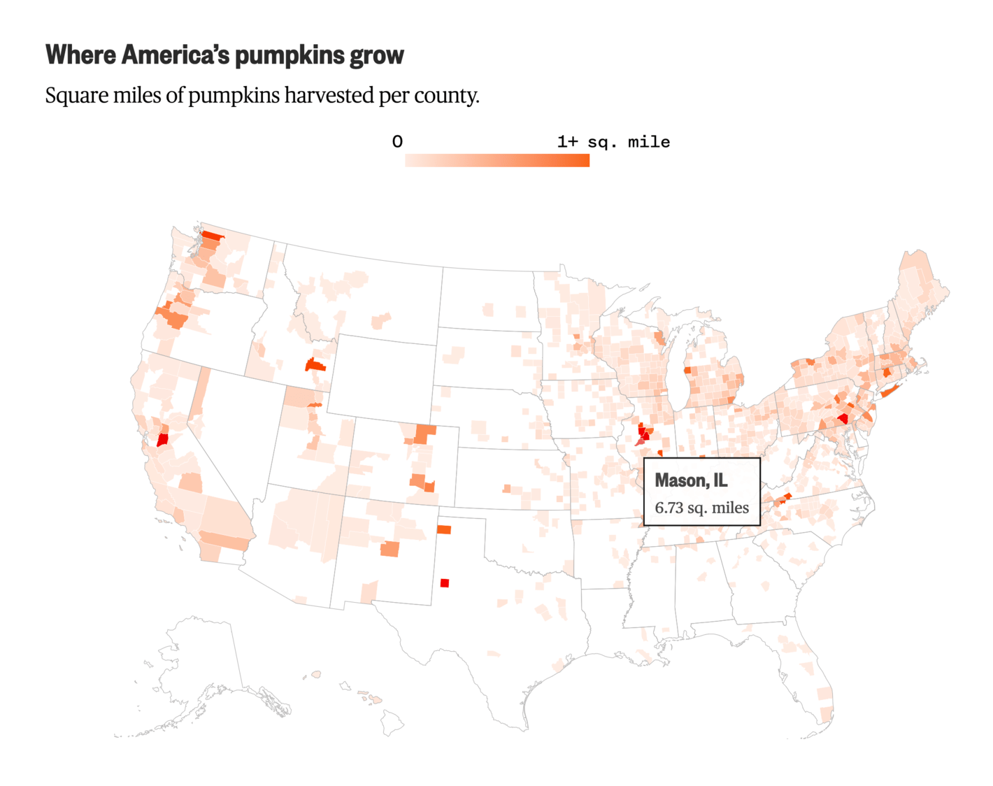 NBC News: <strong><a href="https://www.nbcnews.com/news/us-news/map-where-america-s-pumpkins-come-n1281963">Where America's pumpkins come from</a></strong>, October 22