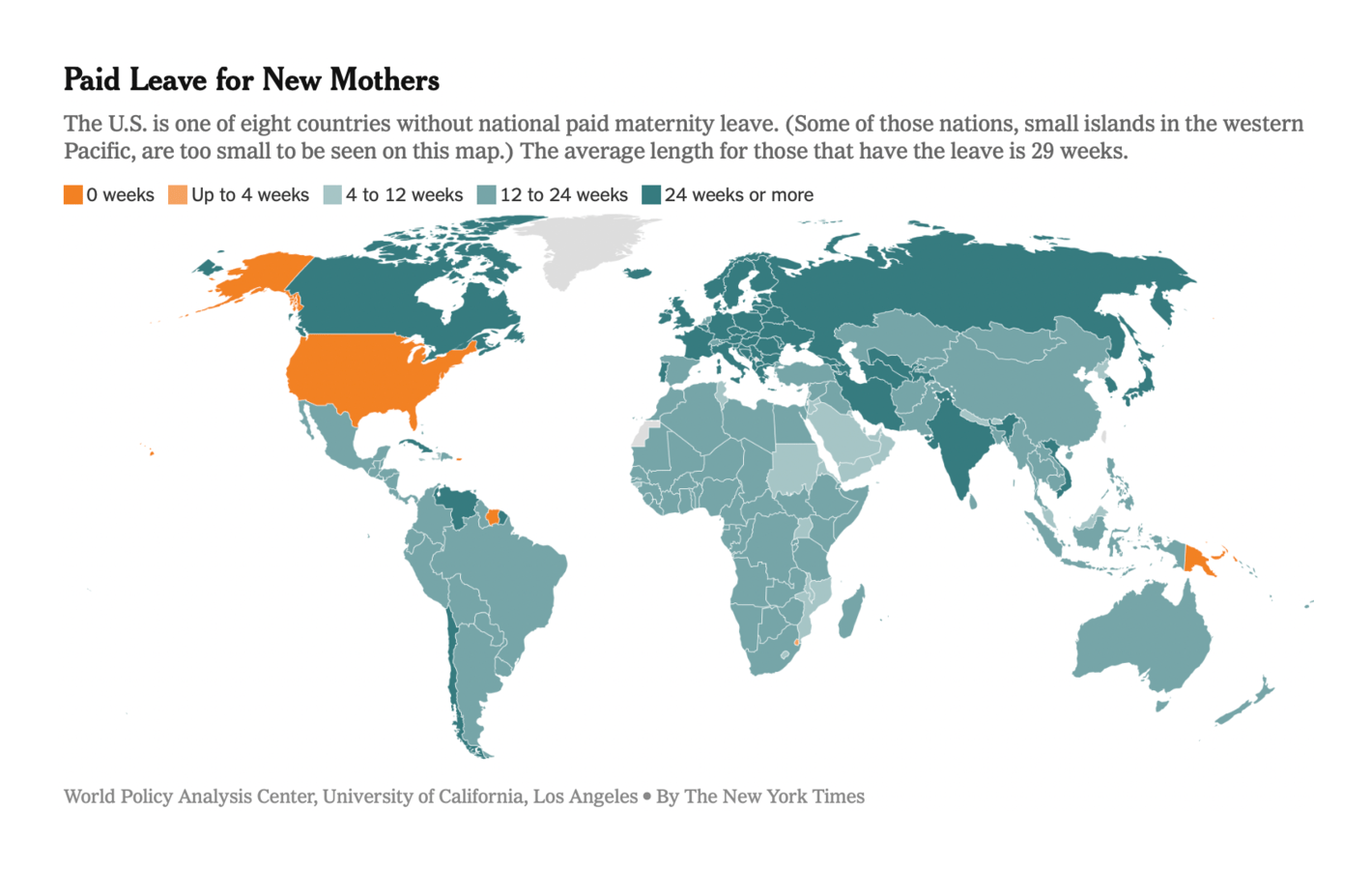 The New York Times: <strong><a href="https://www.nytimes.com/2021/10/25/upshot/paid-leave-democrats.html?smid=tw-nytimes&amp;smtyp=cur">The World ‘Has Found a Way to Do This’: The U.S. Lags on Paid Leave</a></strong>, October 25