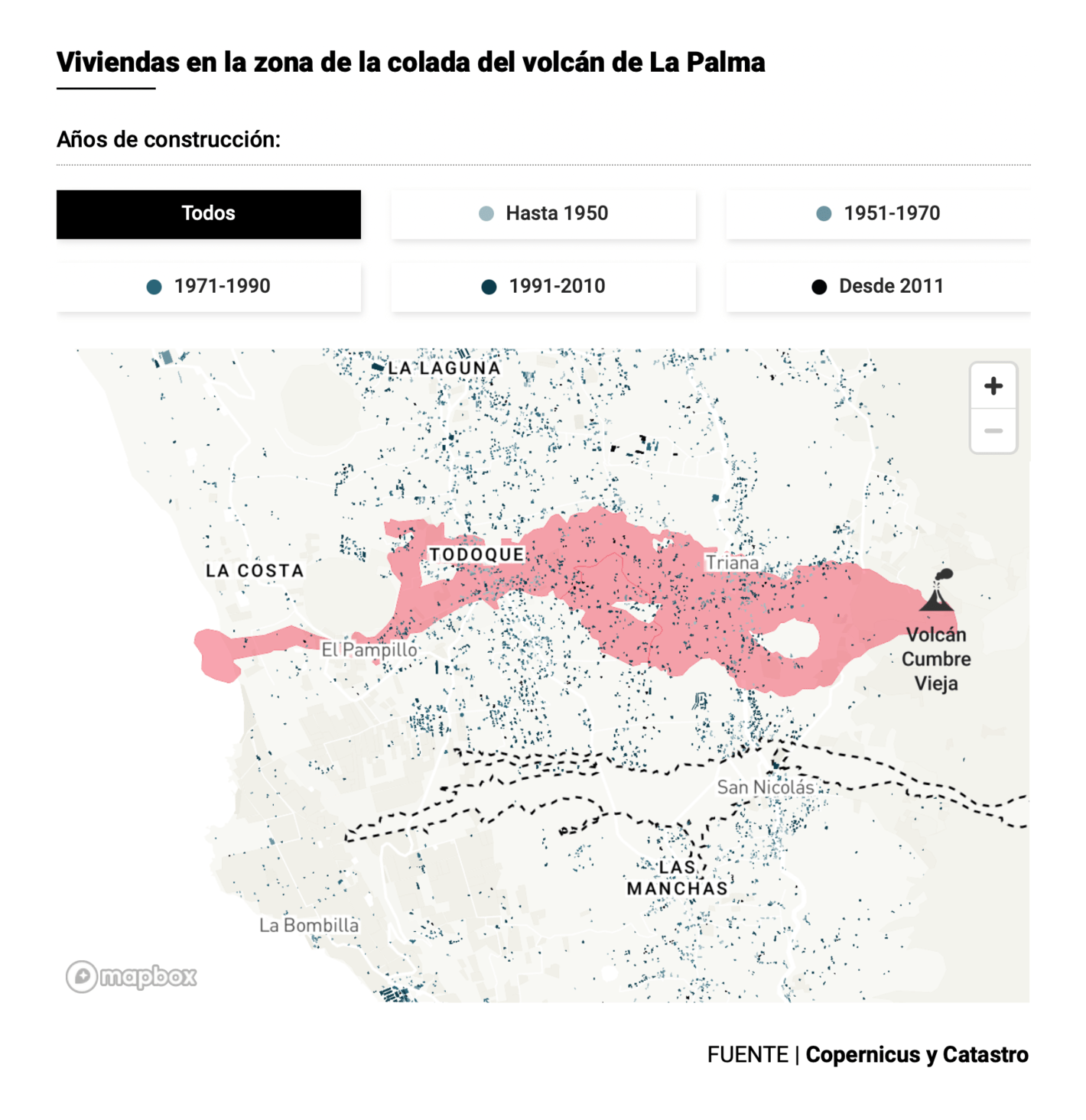 El Confidencial: <strong><a href="https://www.elconfidencial.com/tecnologia/ciencia/2021-10-03/la-palma-volcan-todoque-colada-lava_3299487/">Cinco siglos en las faldas del volcán en La Palma: "Hay muy poco espacio disponible"</a></strong>, October 10