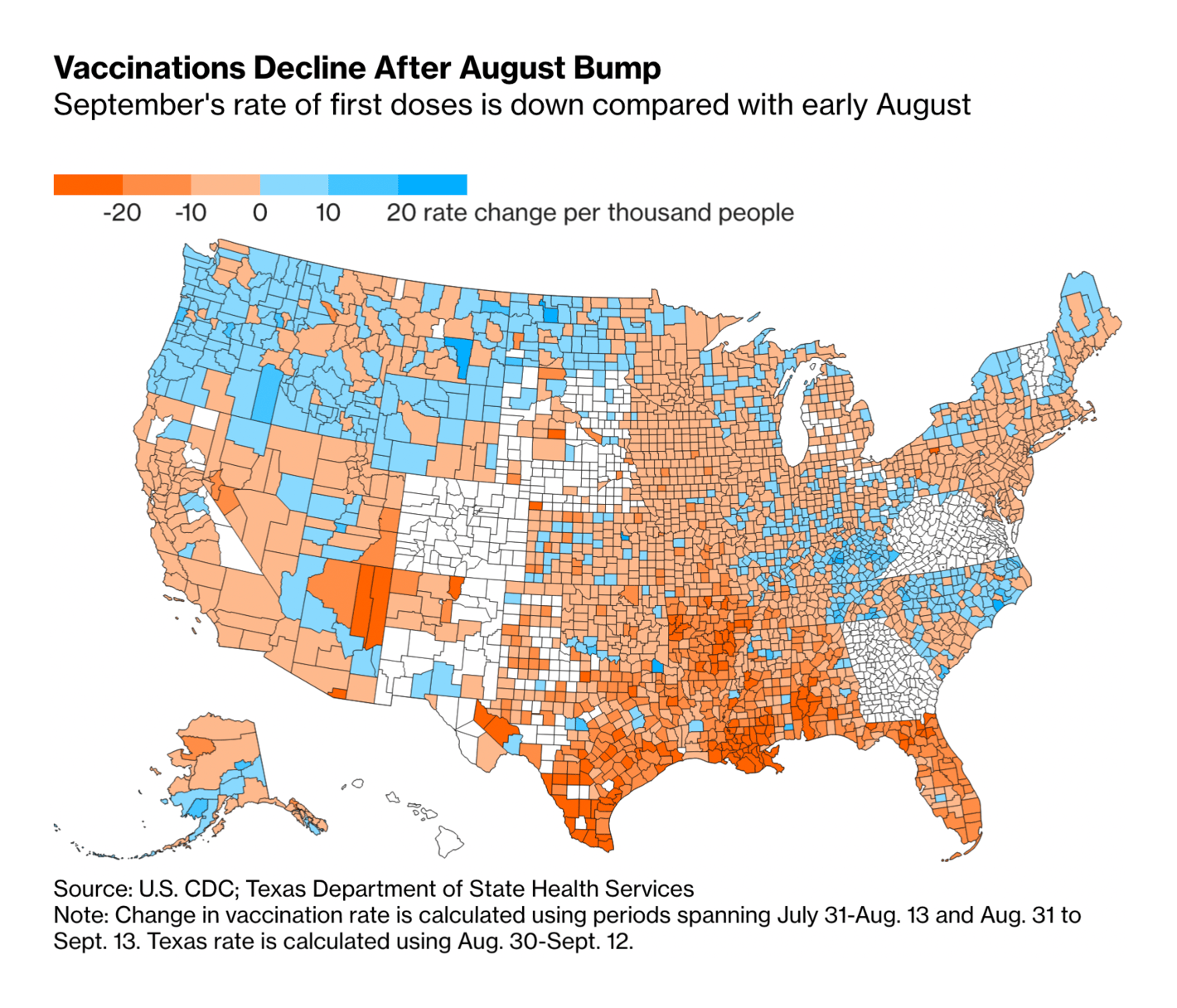 Bloomberg: <a style="font-weight: bold;" href="https://www.bloomberg.com/news/articles/2021-09-15/u-s-covid-vaccinations-slide-again-ahead-of-biden-mandates?cmpid%3D=socialflow-twitter-graphics&amp;utm_medium=social&amp;utm_content=graphics&amp;utm_campaign=socialflow-organic&amp;utm_source=twitter">U.S. Covid Vaccinations Slide Again Ahead of Biden Mandates</a>, September 15