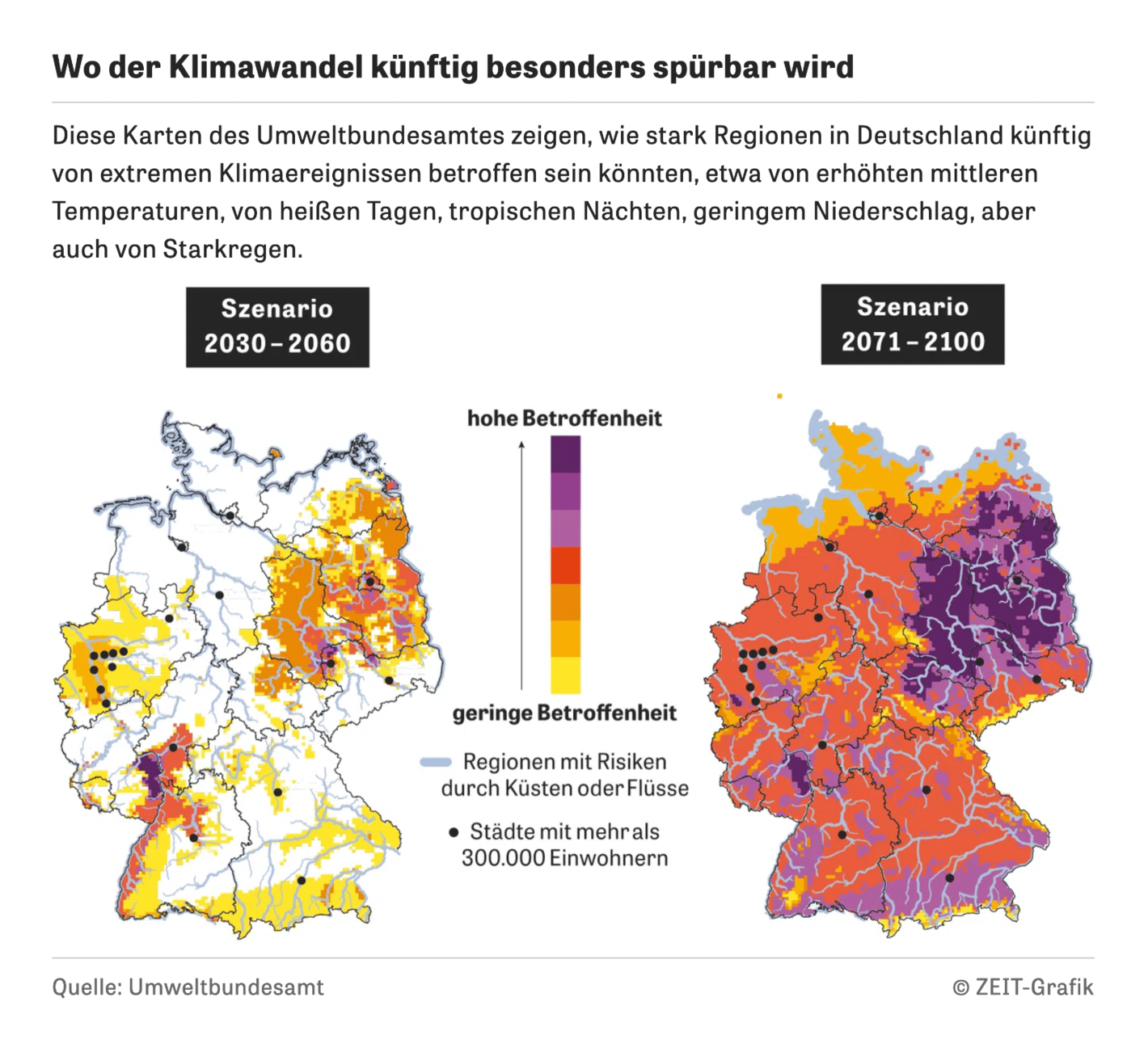 ZEIT Online: <strong><a href="https://www.zeit.de/2021/36/klimawandel-deutschland-anpassung-hitzewellen-extremwetter-gesundheitsschutz-vorsorge/komplettansicht">Klimawandel in Deutschland: Im Schwitzkasten</a></strong>, September 1