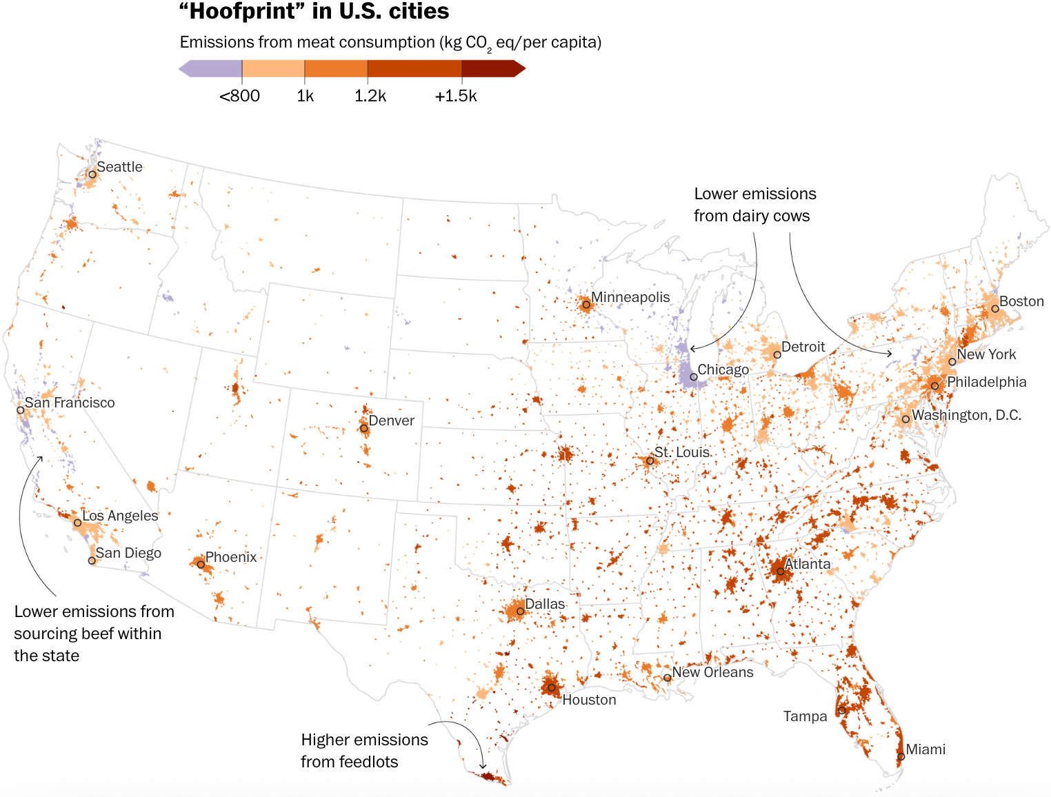 The Washington Post: <a href="https://www.washingtonpost.com/climate-environment/interactive/2025/meat-beef-climate-impact/"><strong>Your diet’s impact on the planet depends on where you live. Look up your city</strong></a>, October 21
