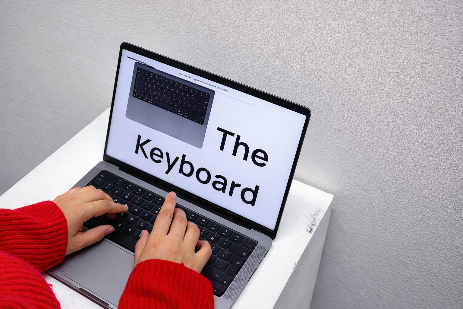 A one-pager exploring the use of the keyboard to navigate the web