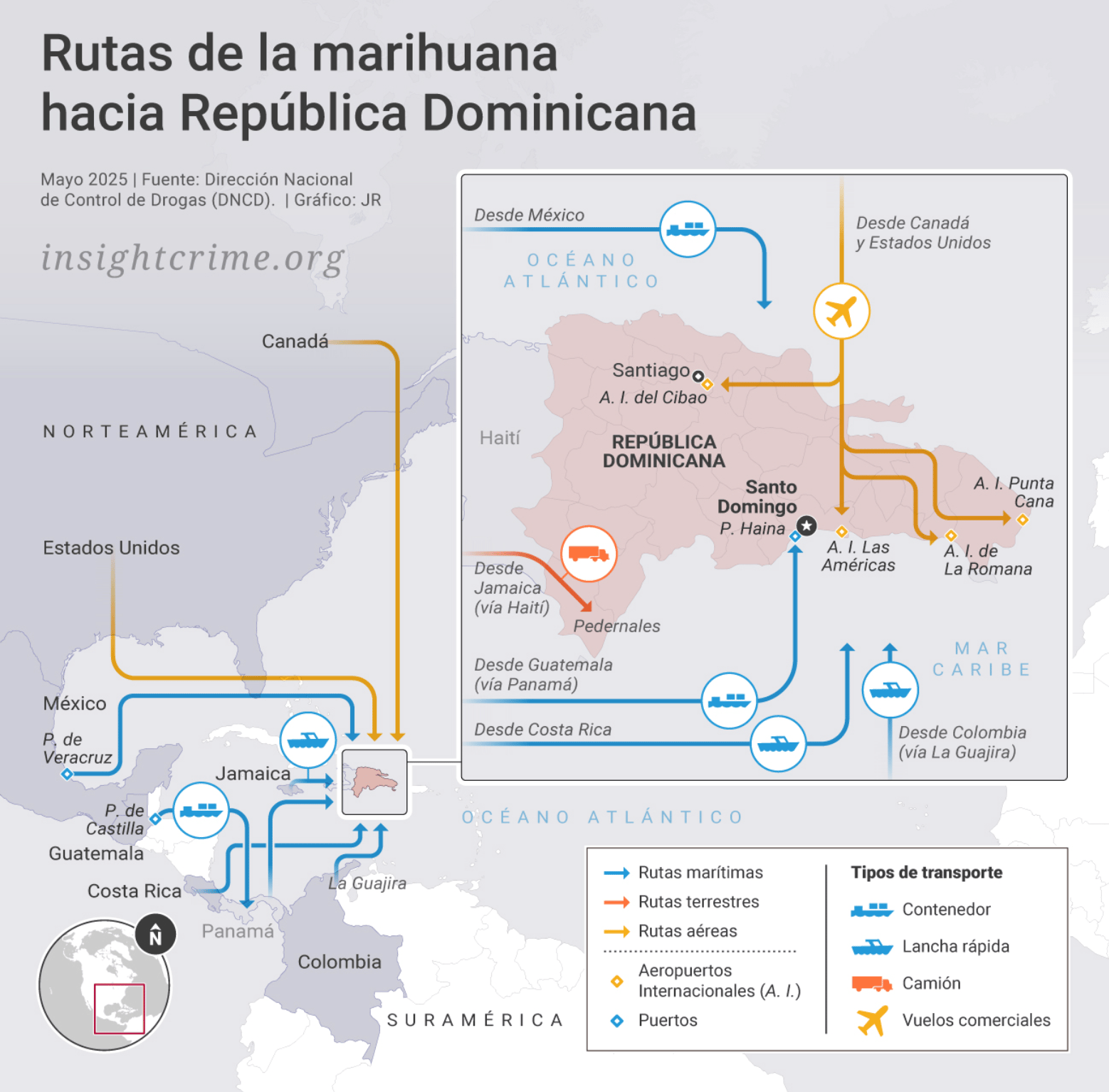 InSight Crime: <a href="https://insightcrime.org/es/noticias/que-hay-detras-incautaciones-record-marihuana-republica-dominicana/"><strong>What's behind the record marijuana seizures in the Dominican Republic?</strong></a>, May 22