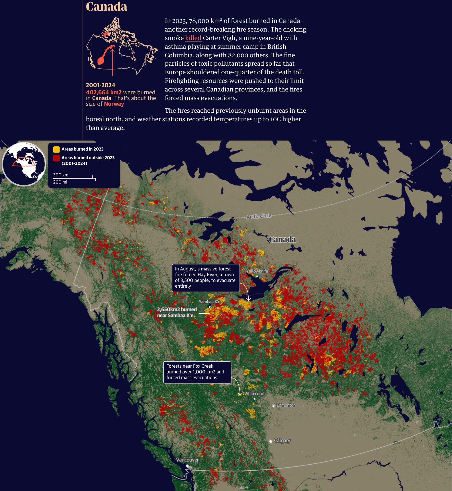 The Guardian: <a href="https://www.theguardian.com/world/ng-interactive/2026/jan/13/mapped-how-the-world-is-losing-its-forests-to-wildfires"><strong>Mapped: how the world is losing its forests to wildfires</strong></a>, January 13