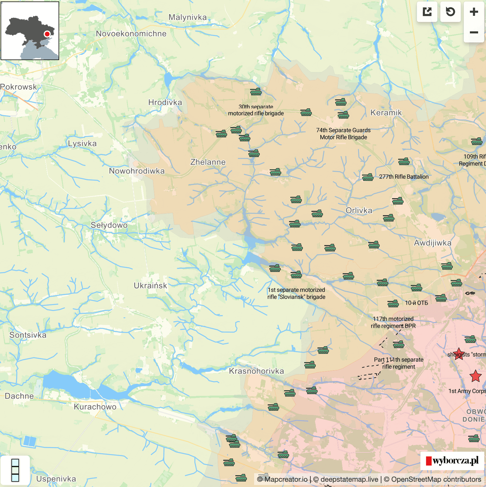 Gazeta Wyborcza: <strong><a href="https://biqdata.wyborcza.pl/biqdata/7,159116,31241945,wojna-w-ukrainie-sytuacja-w-obwodzie-kurskim-i-na-froncie-wschodnim.html">Wojna w Ukrainie. Sytuacja w obwodzie kurskim Rosji i na froncie wschodnim Ukrainy</a></strong> [<em>War in Ukraine. Situation in Kursk Oblast of Russia and on the Eastern Front of Ukraine</em>], August 22