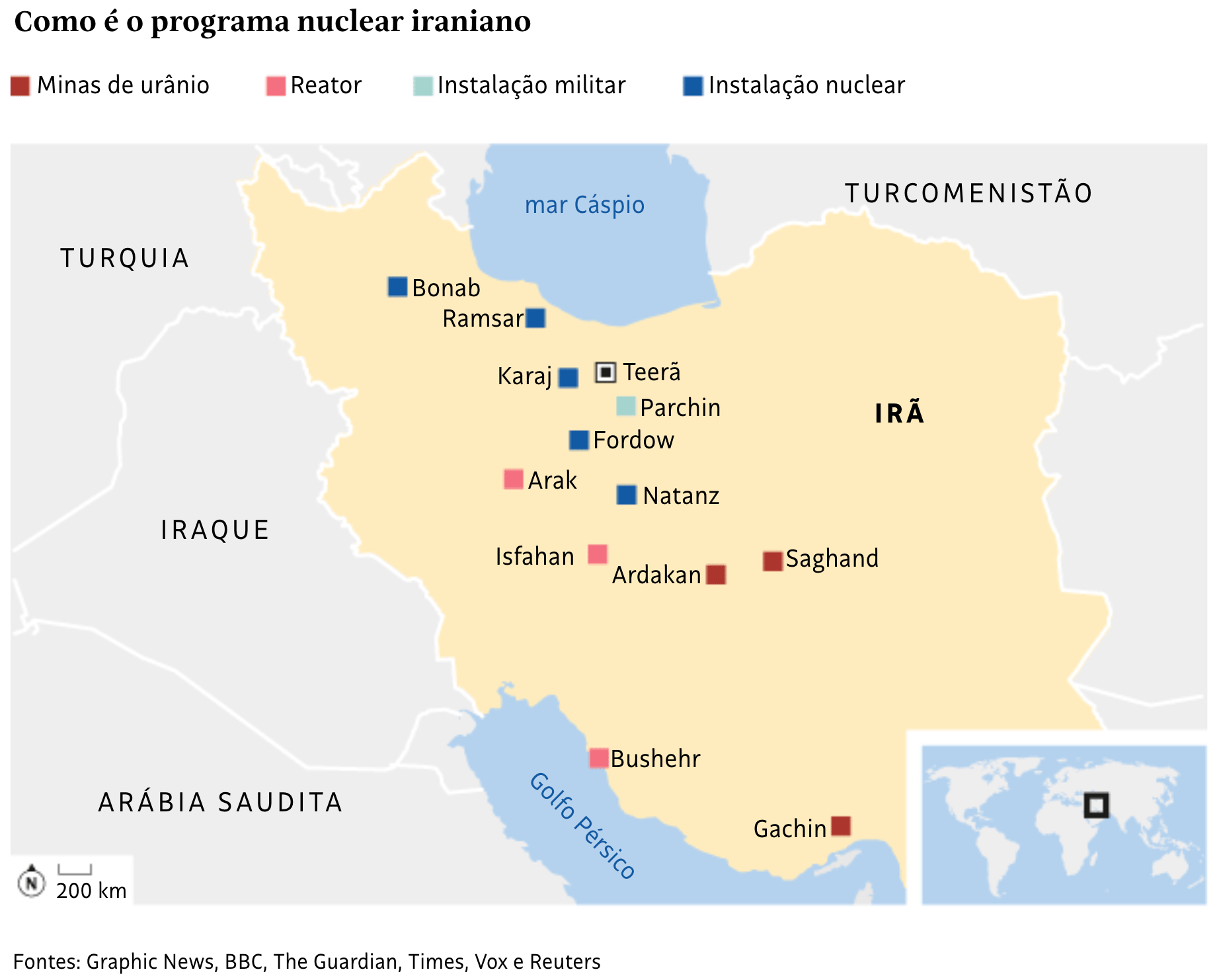 Folha de S.Paulo:<strong> </strong><a href="https://www1.folha.uol.com.br/mundo/2025/06/israel-bombardeia-ira-apos-falha-de-negociacao-nuclear-com-governo-trump.shtml"><strong>Israel bombardeia Irã, mira instalações nucleares e mata ao menos dois comandantes militares</strong></a><strong> </strong>[<em>Israel bombs Iran, targets nuclear facilities and kills at least two military commanders</em>], June 12