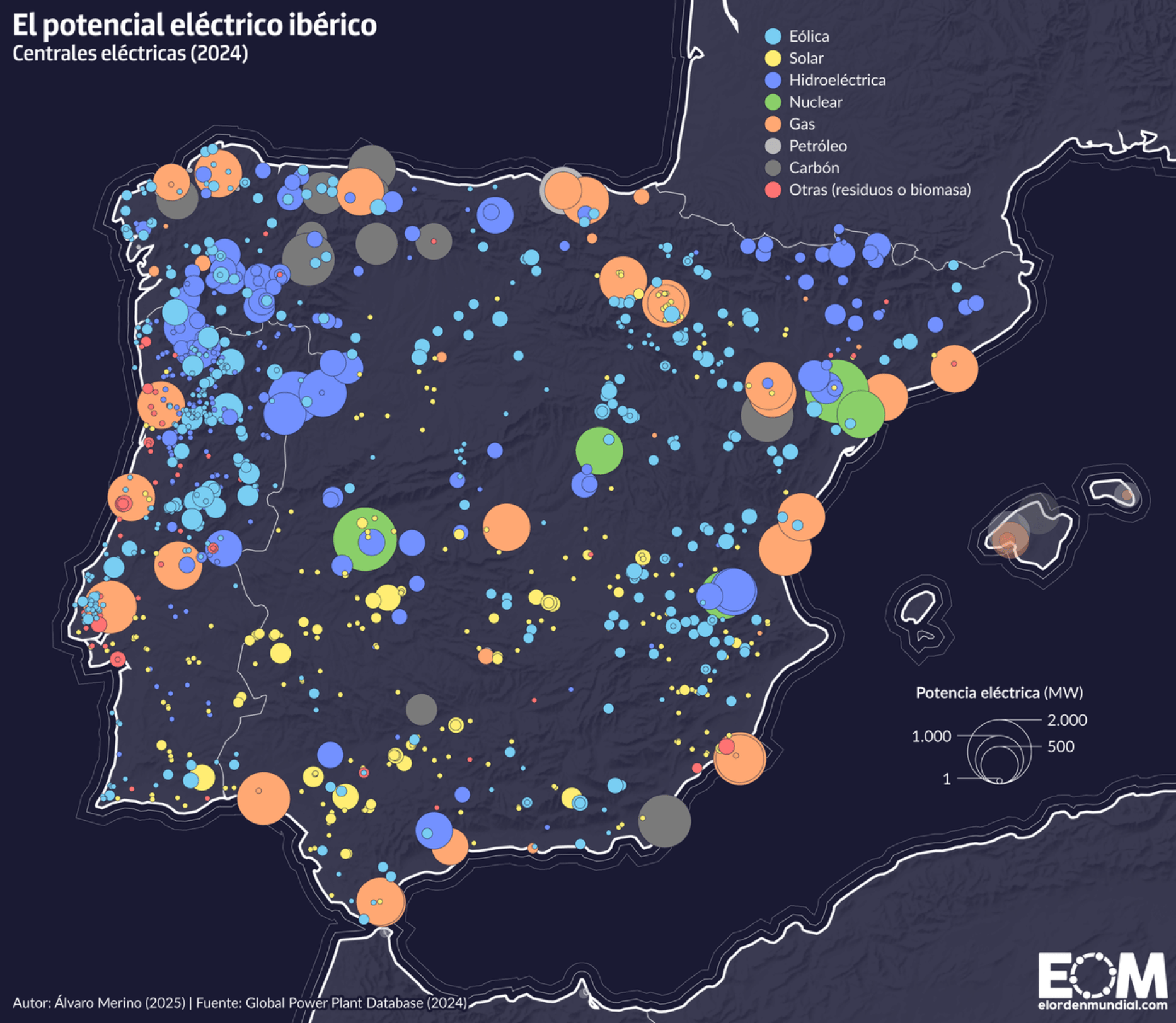 El Orden Mundial: <a href="https://elordenmundial.com/mapas-y-graficos/mapa-sistema-electrico-iberico/"><strong>El mapa del sistema eléctrico ibérico</strong></a> [<em>The map of the Iberian electrical system</em>], April 30