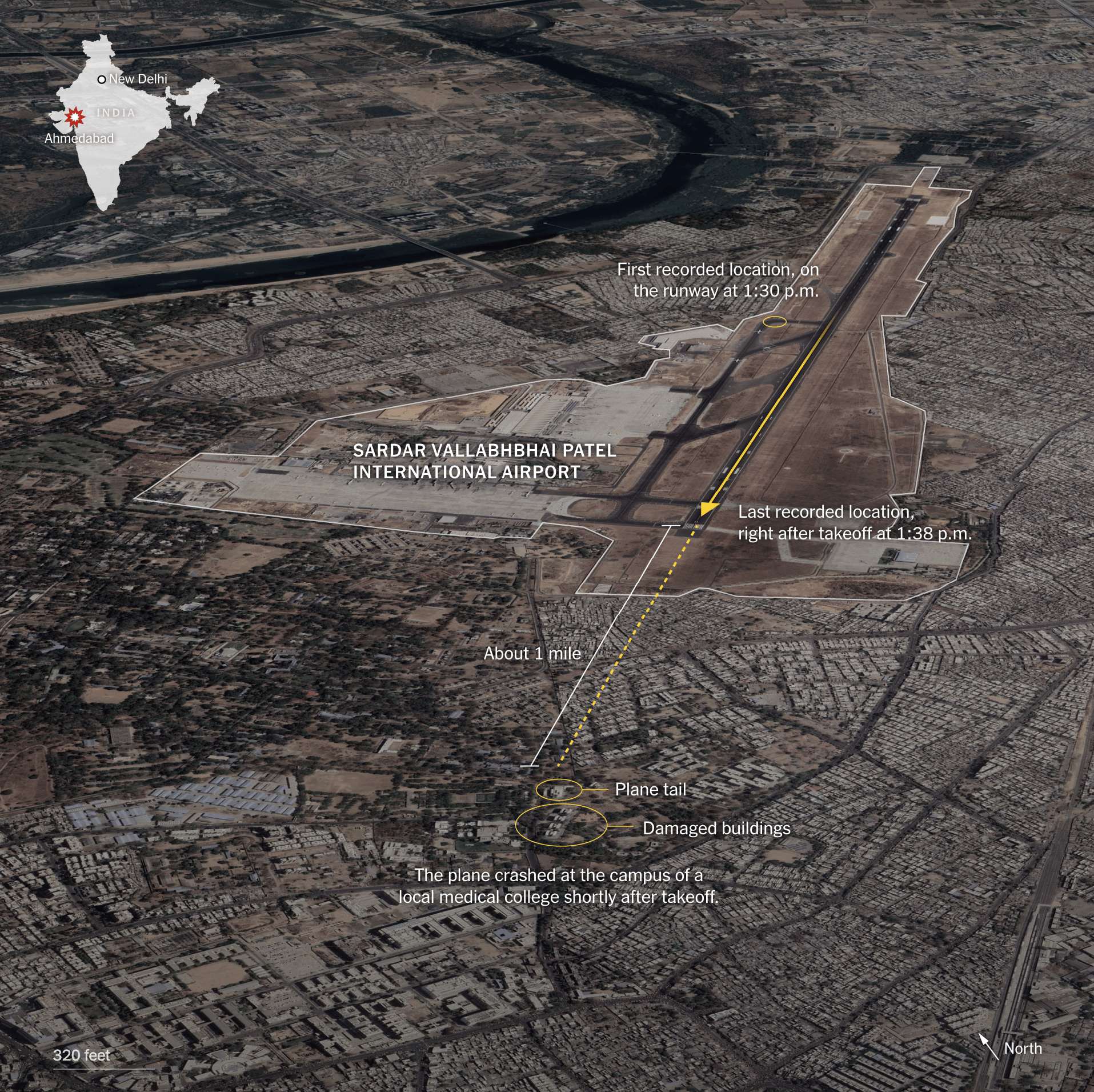 The New York Times: <a href="https://www.nytimes.com/interactive/2025/06/12/world/asia/india-plane-crash-map.html"><strong>How the Air India Plane Crashed: Maps and Photos</strong></a>, June 12