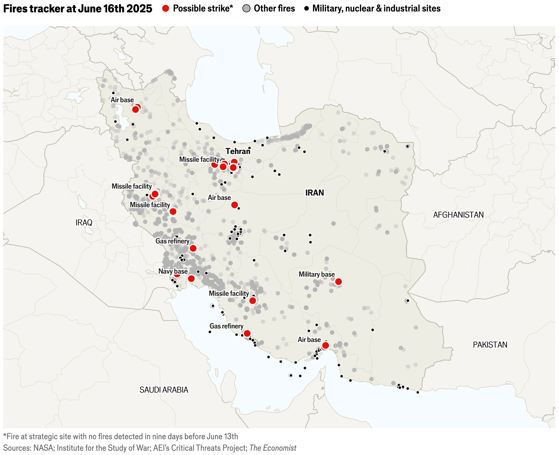 The Economist:<strong> </strong><a href="https://www.economist.com/interactive/middle-east-and-africa/2025/06/13/tracking-the-israel-iran-war"><strong>Tracking the Israel-Iran war</strong></a>, June 16