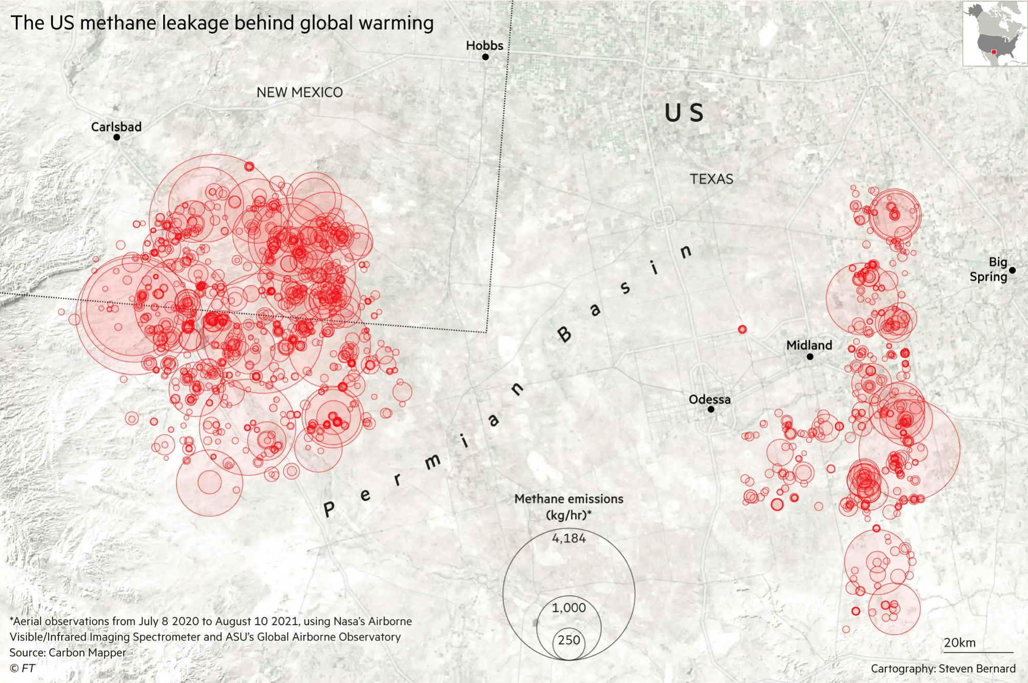 Financial Times: <strong><a href="https://www.ft.com/content/82addbf5-4897-4f4b-909c-1cc6c616dff4">Global warming effect of methane from US Permian draws fresh scrutiny</a></strong>, January 28