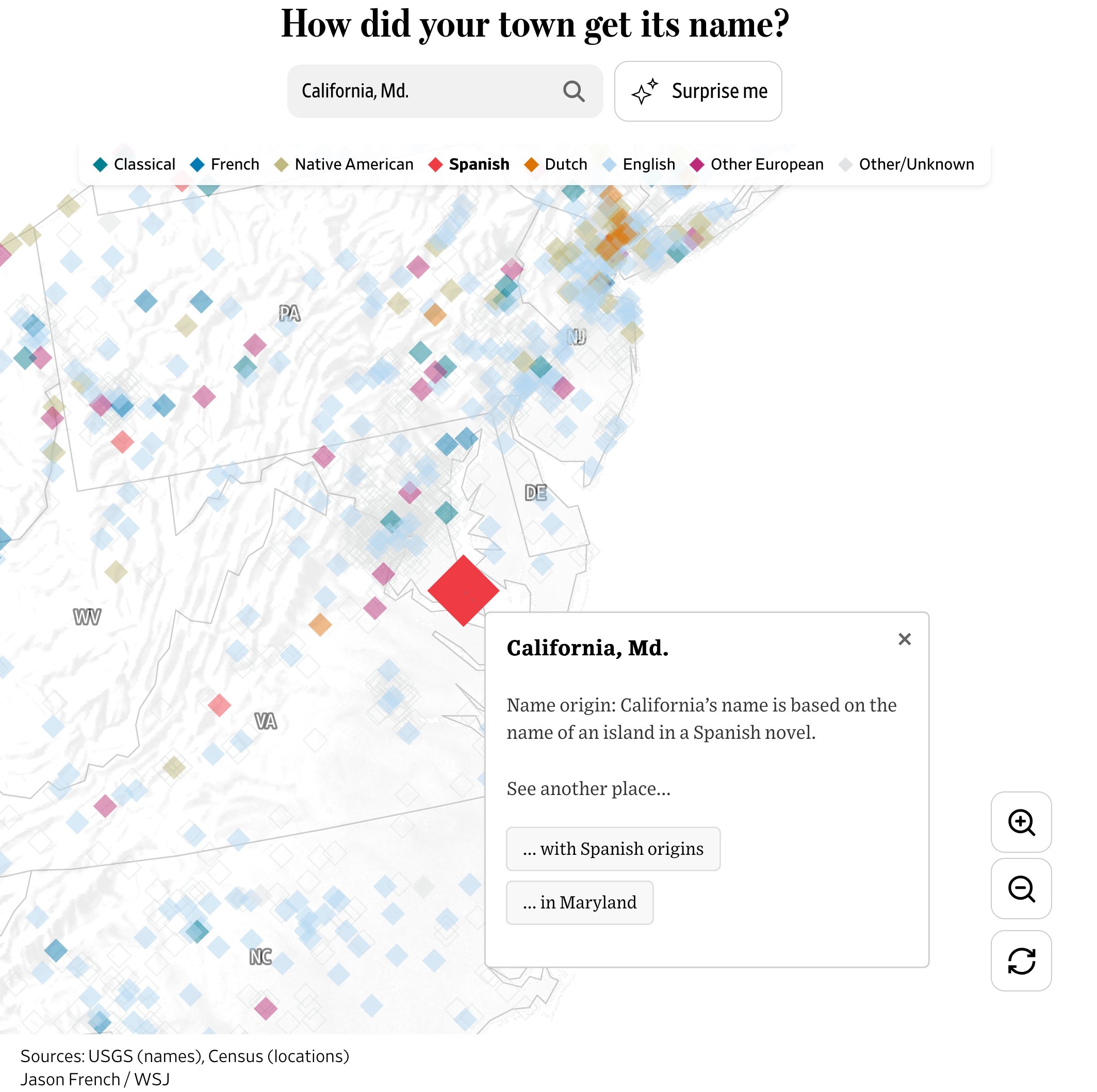 The Wall Street Journal: <a href="https://www.wsj.com/us-news/how-10-000-american-cities-got-their-names-a67c625e?st=Azsfa2"><strong>How 10,000 American Cities Got Their Names</strong></a>, August 11