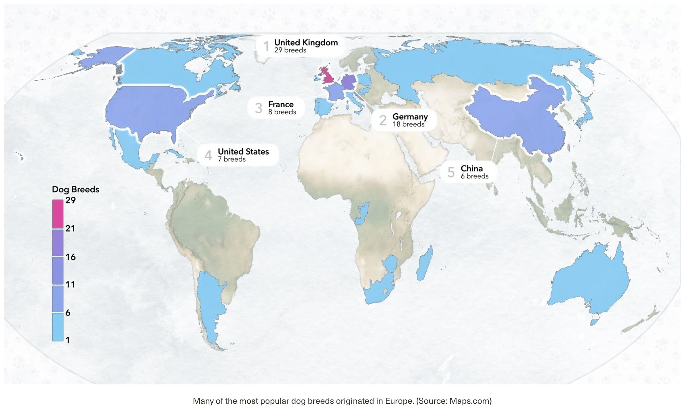 maps.com: <a href="https://www.maps.com/dog-breeds-map-tracks-origin-of-101-most-popular-breeds/"><strong>A Paw-some Map of the 101 Most Popular Dog Breeds</strong></a>, November 17