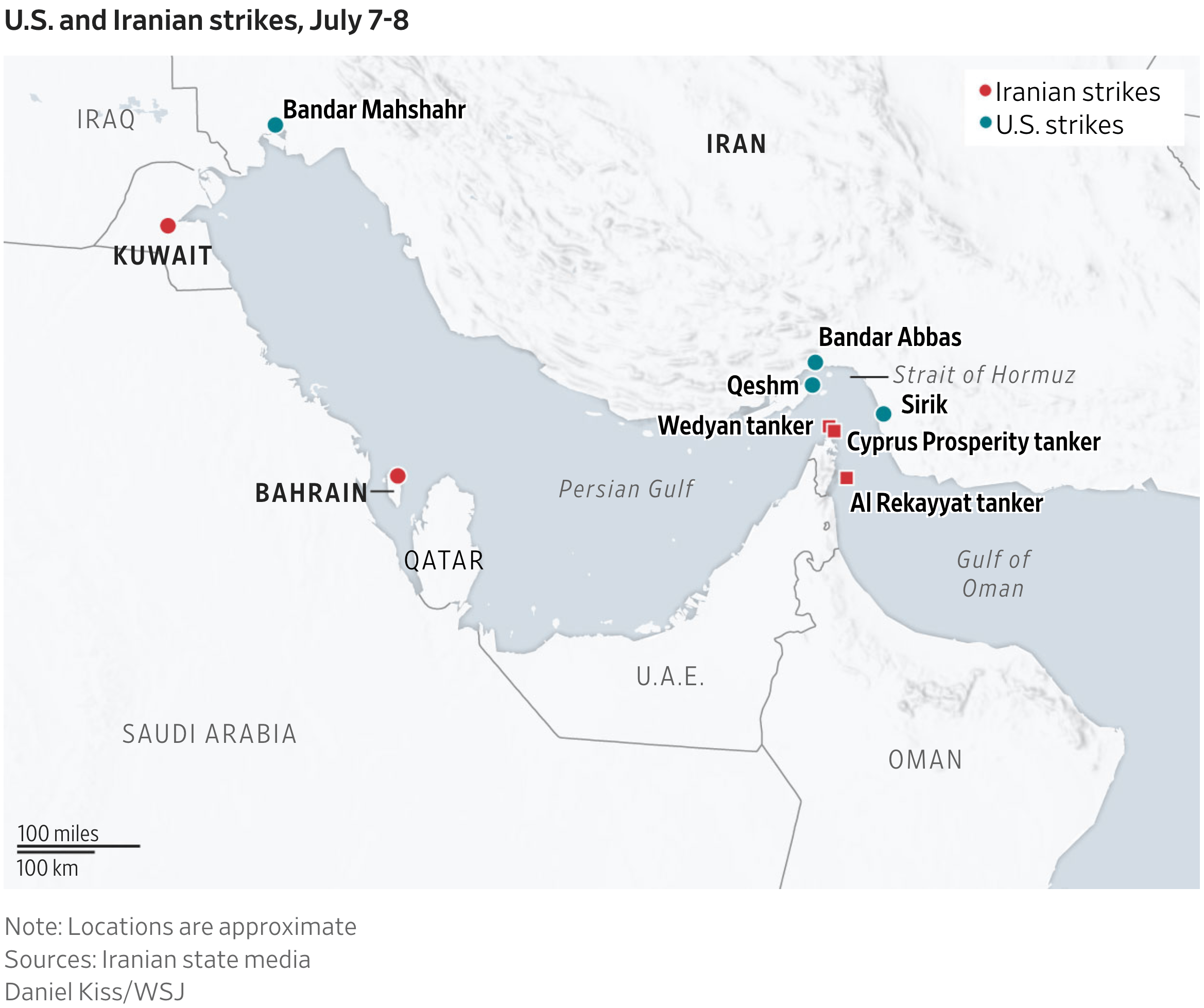 The Wall Street Journal: <a href="https://www.wsj.com/world/trump-says-ceasefire-with-iran-is-over-6cf9675e?mod=e2twg"><strong>Trump Says Ceasefire With Iran Is Over After Latest Attacks</strong></a>, July 8