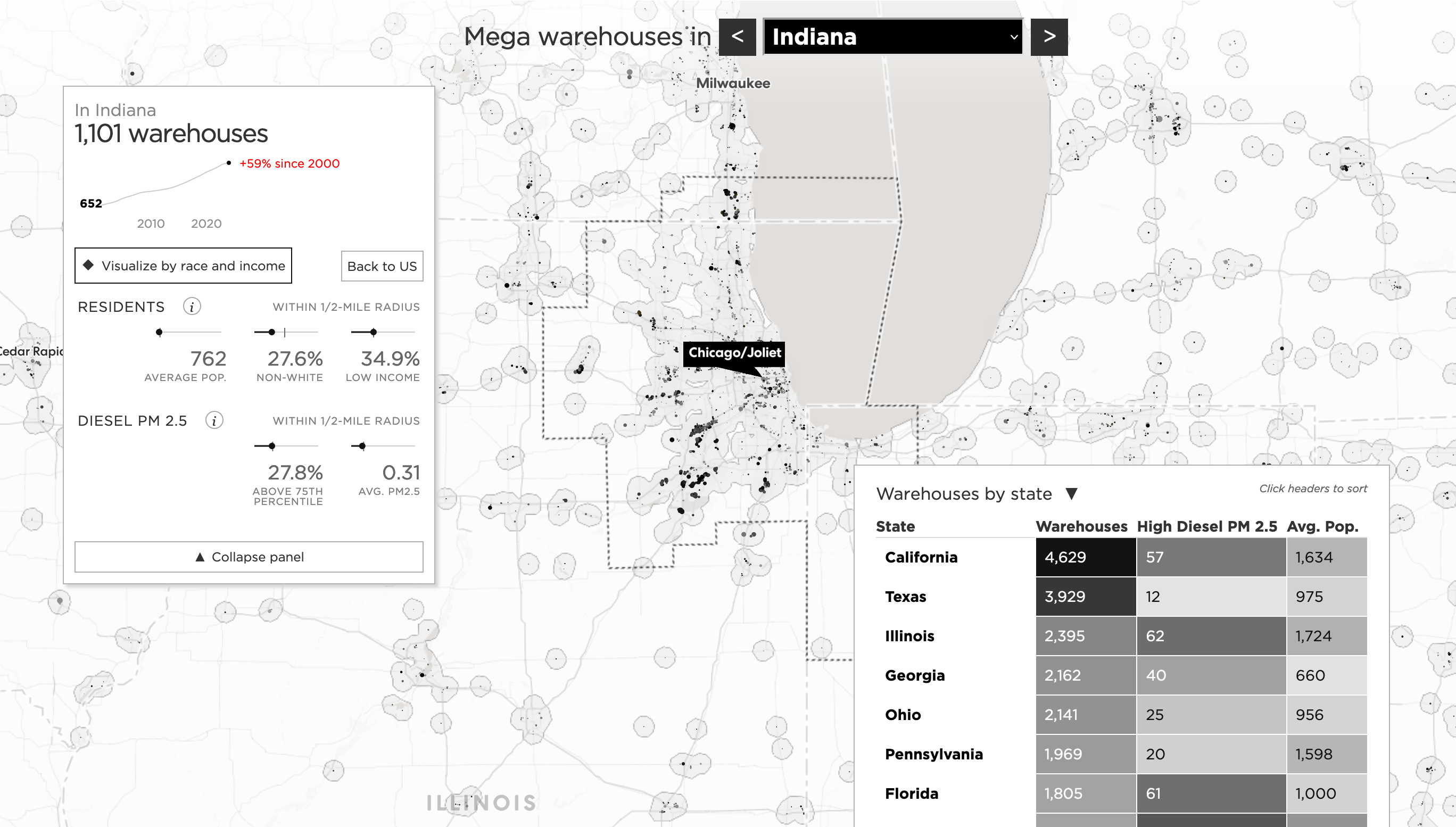 Sierra: <strong><a href="https://www.sierraclub.org/sierra/map-mega-warehouses-near-you">Is There a Mega Warehouse Near You?</a></strong>, September 17