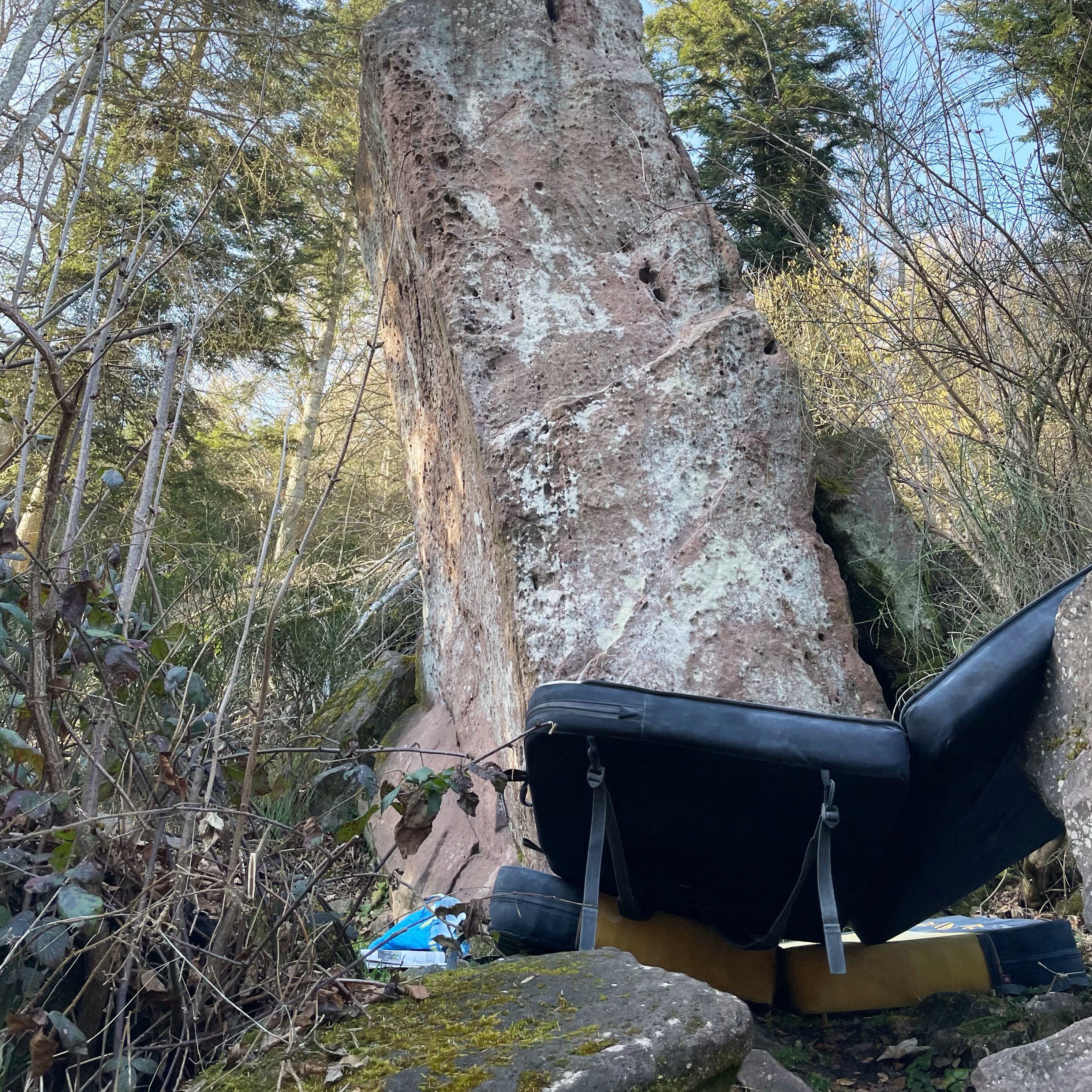 A day spent bouldering in the northern Black Forest
