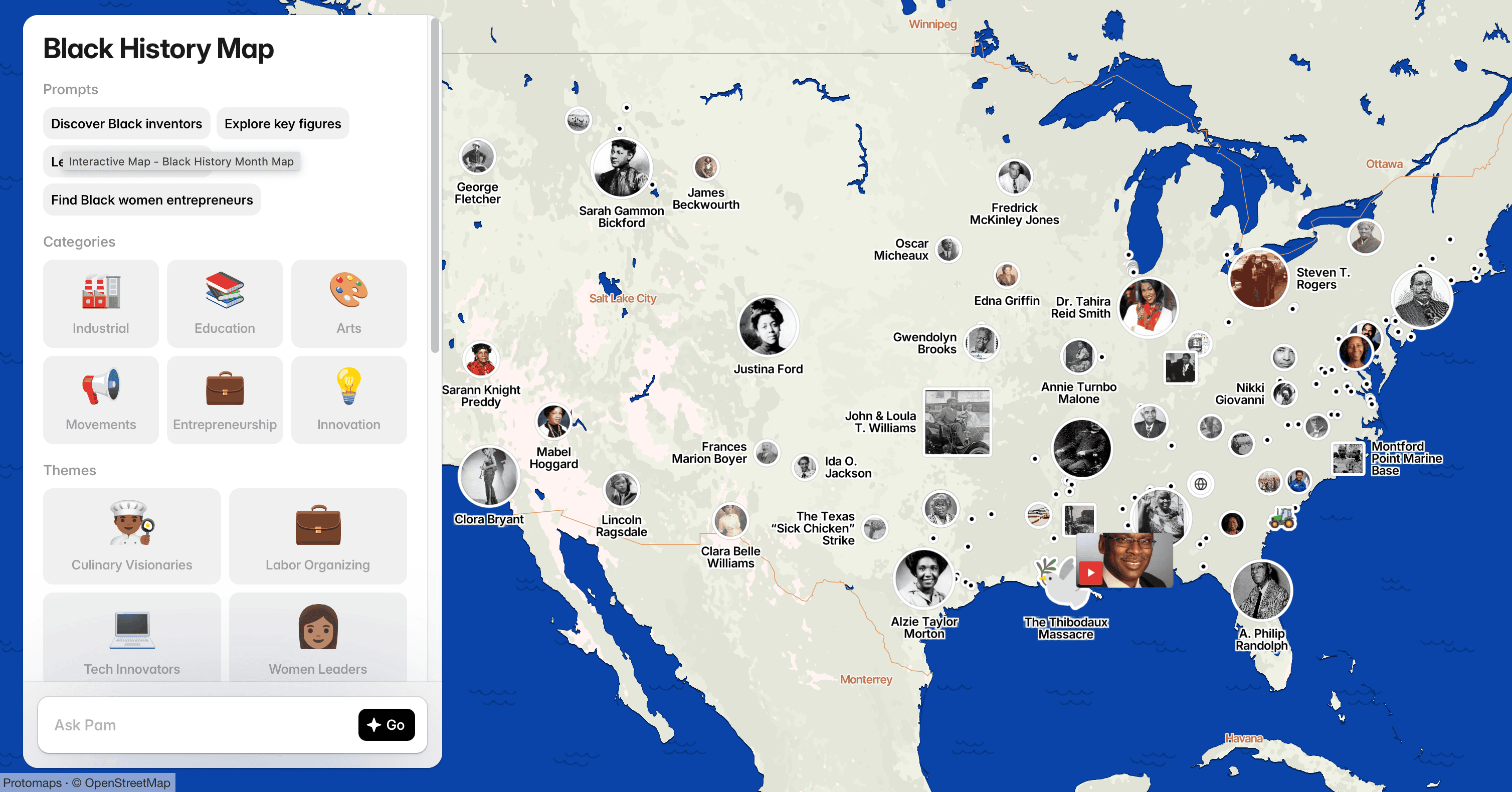Maps Mania: <strong><a href="https://googlemapsmania.blogspot.com/2025/02/the-black-history-month-map.html">The Black History Month Map</a></strong>, February 15 (<strong><a href="https://blackhistory.kinkofa.com/explore">Black History Map</a></strong>)