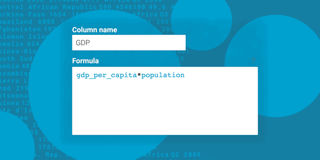 Calculating with your uploaded data in Datawrapper is now easier