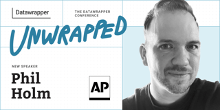 Phil Holm, Associated Press, will speak about syncing your brand to Datawrapper